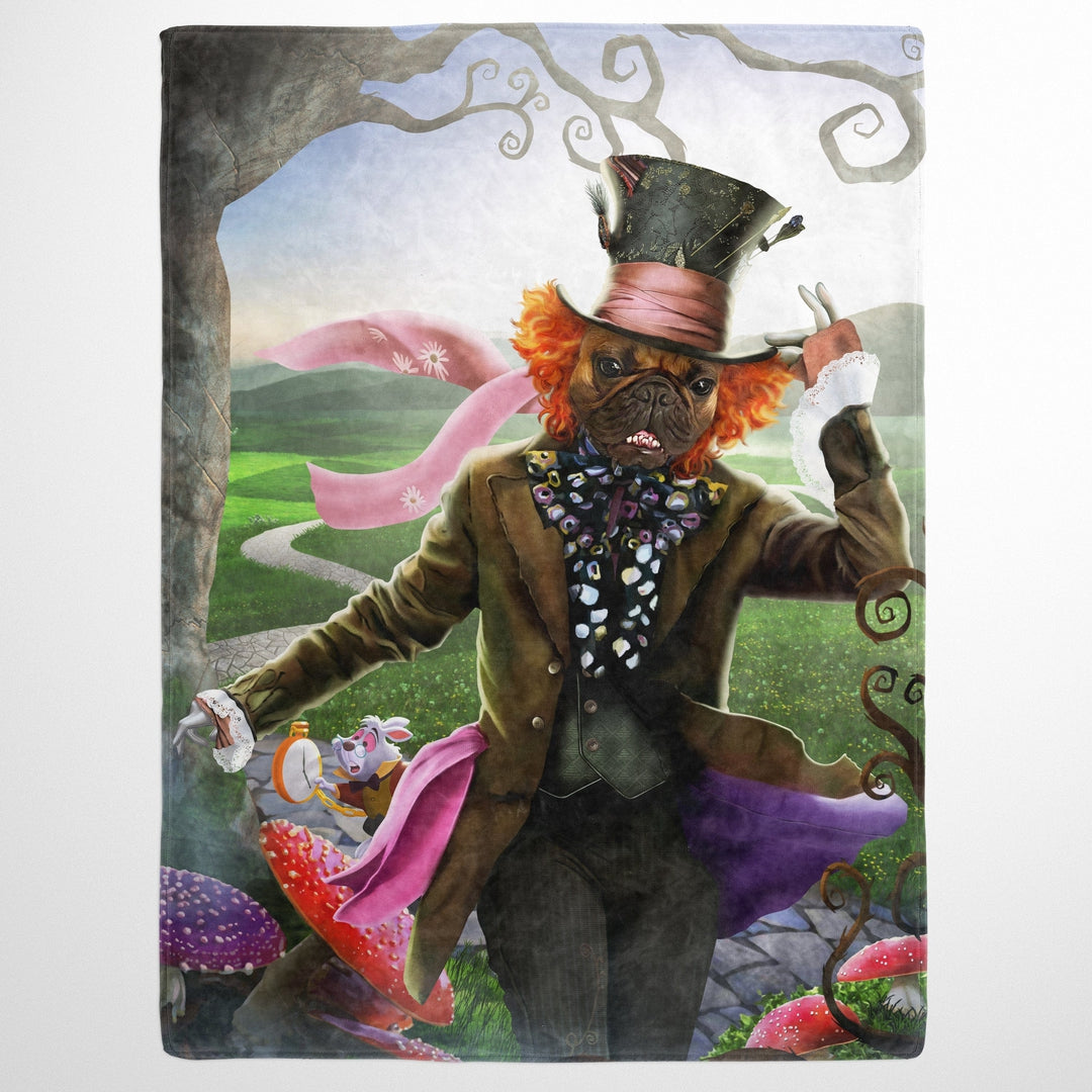The Mad Tea Party - Custom Pet Blanket