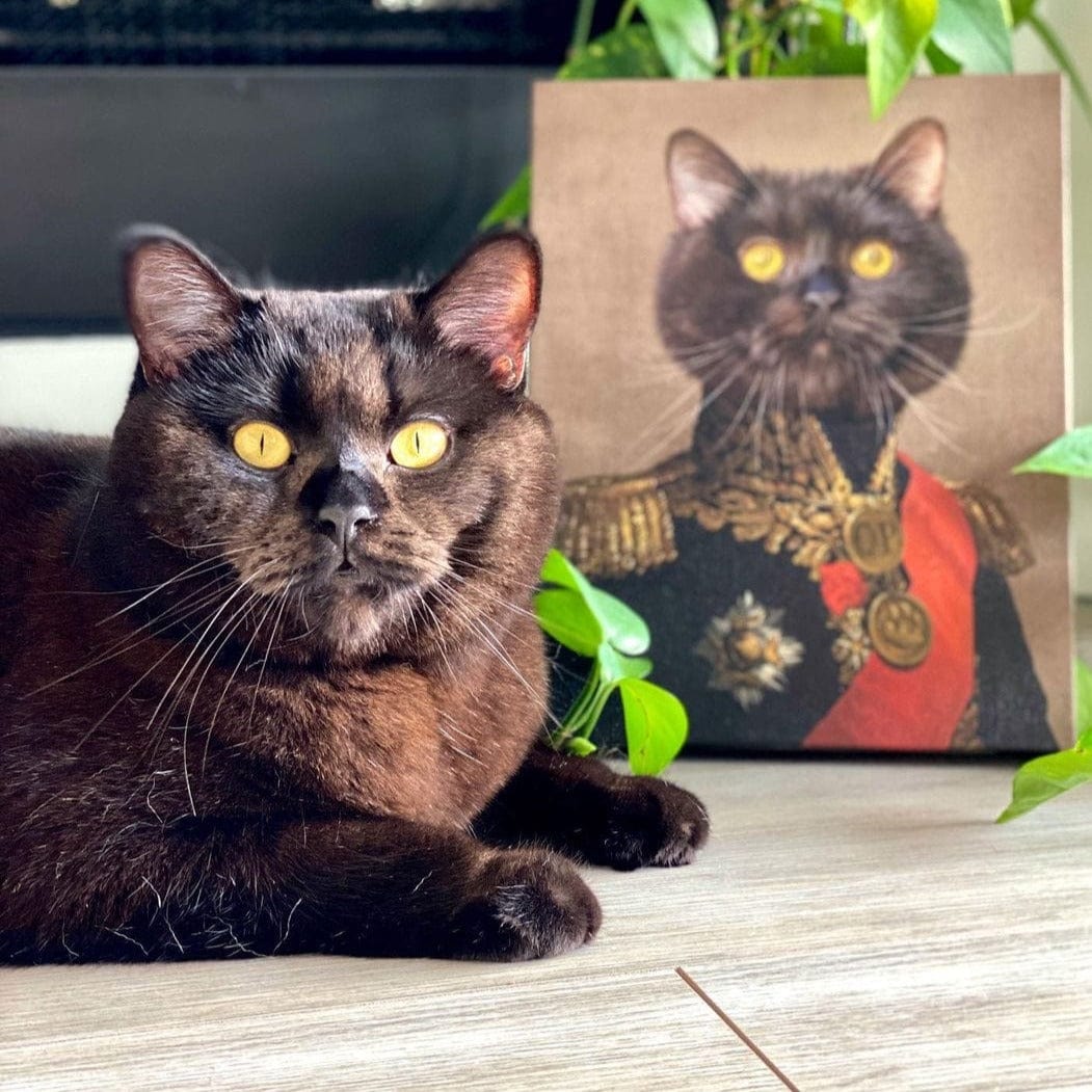 The Major - Custom Pet Canvas
