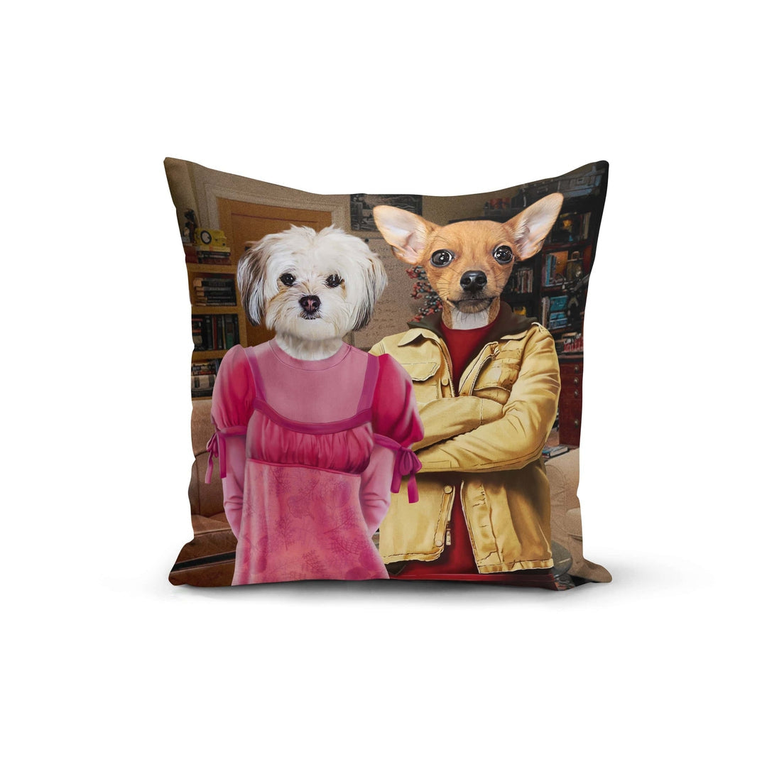 The Nerd Couple - Custom Throw Pillow