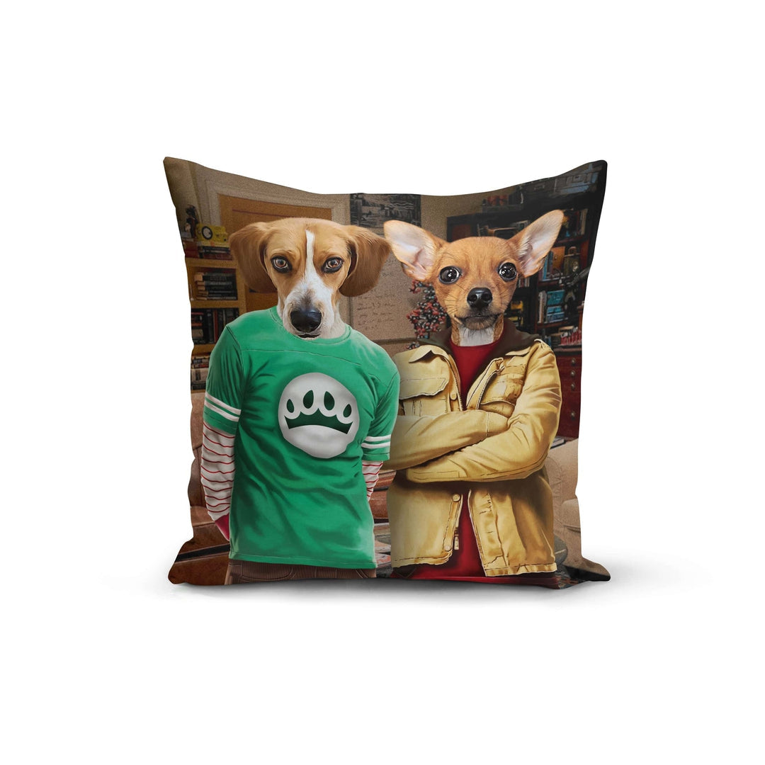 Nerd Best Friends - Custom Throw Pillow