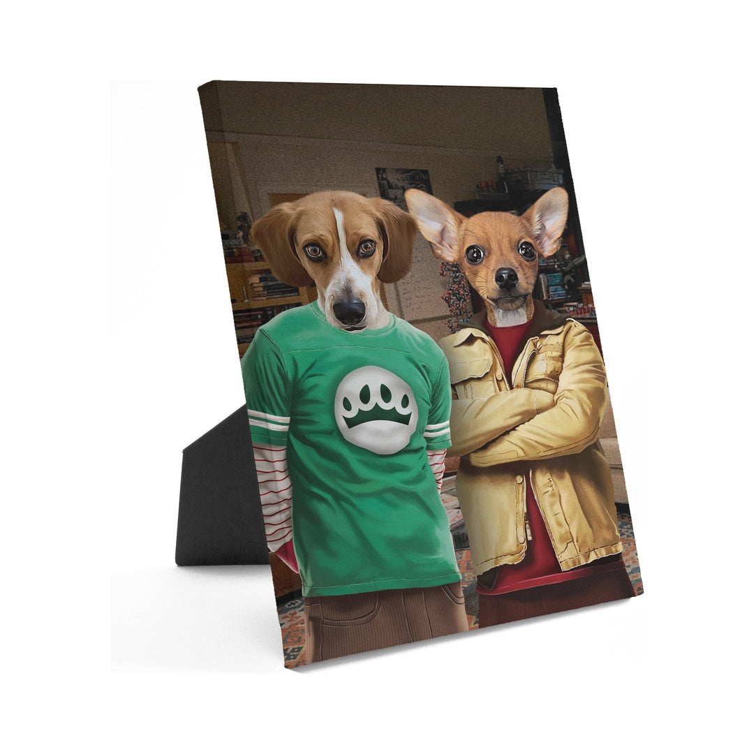 Nerd Best Friends - Custom Standing Canvas