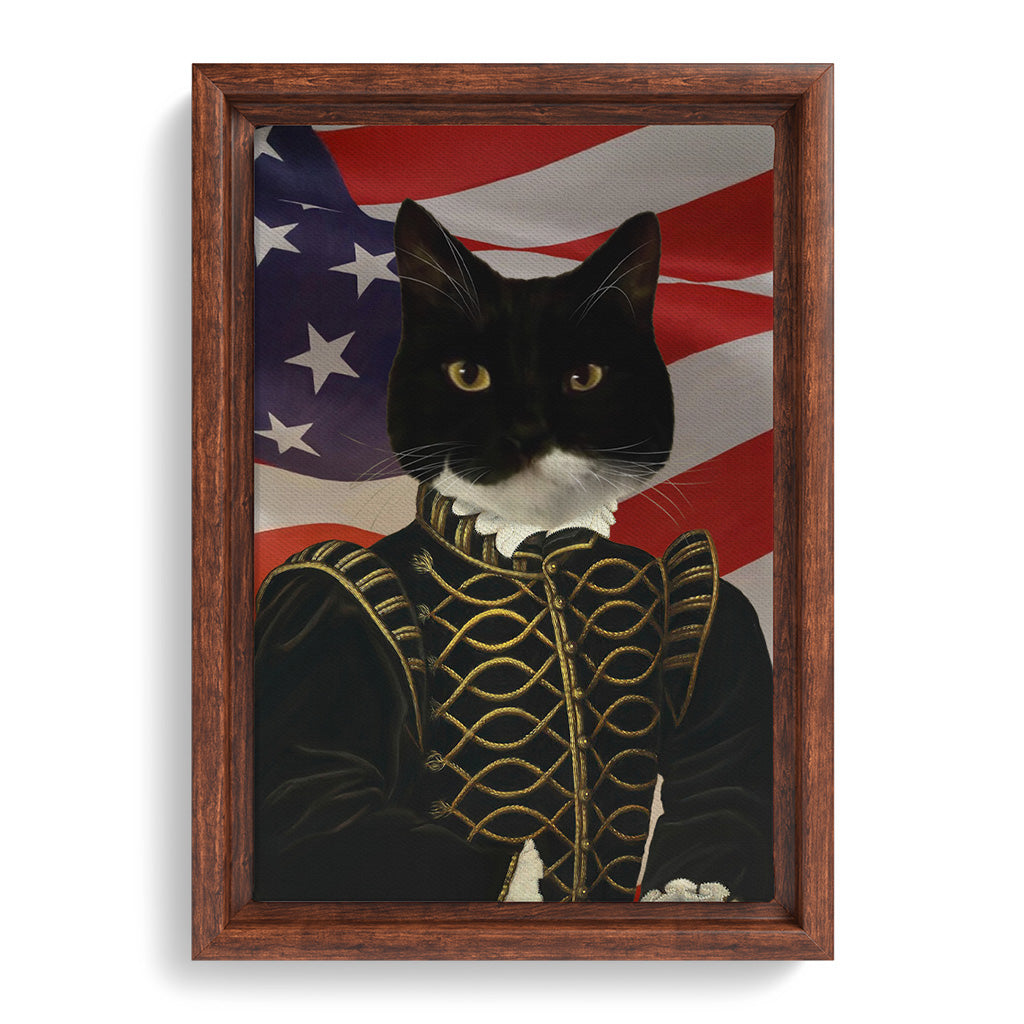 The Noble - USA Flag Edition - Custom Pet Canvas