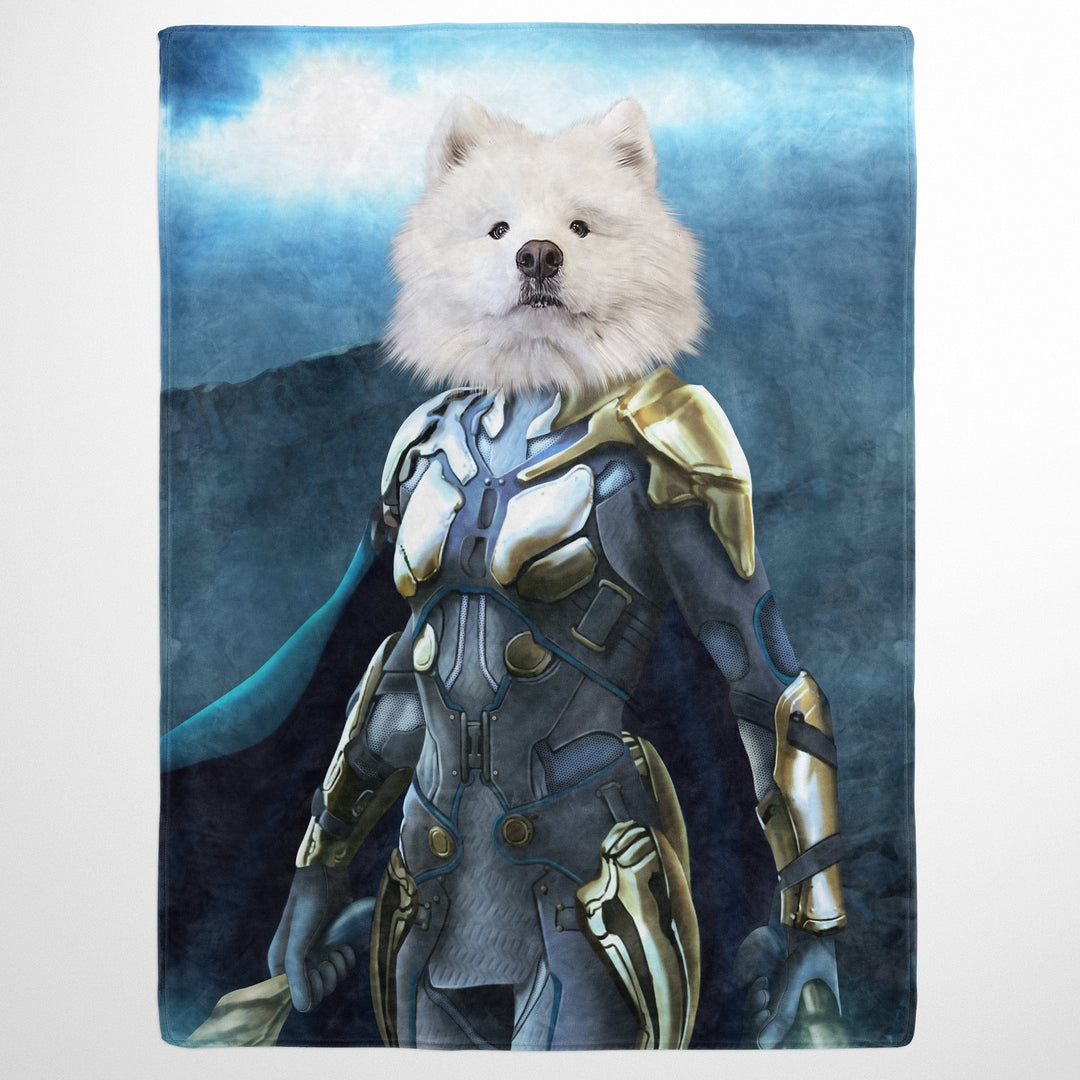 The Norse Warrior - Custom Pet Blanket