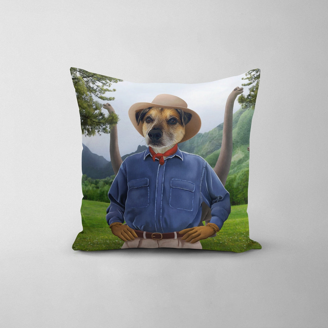 The Pawleontologist - Custom Throw Pillow