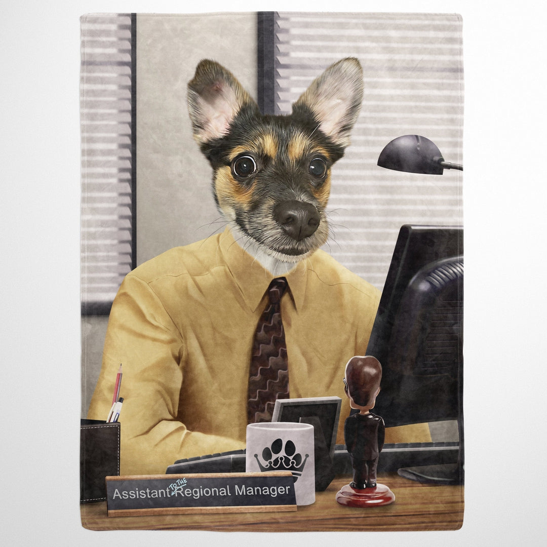 The Pawssistant Manager - Custom Pet Blanket