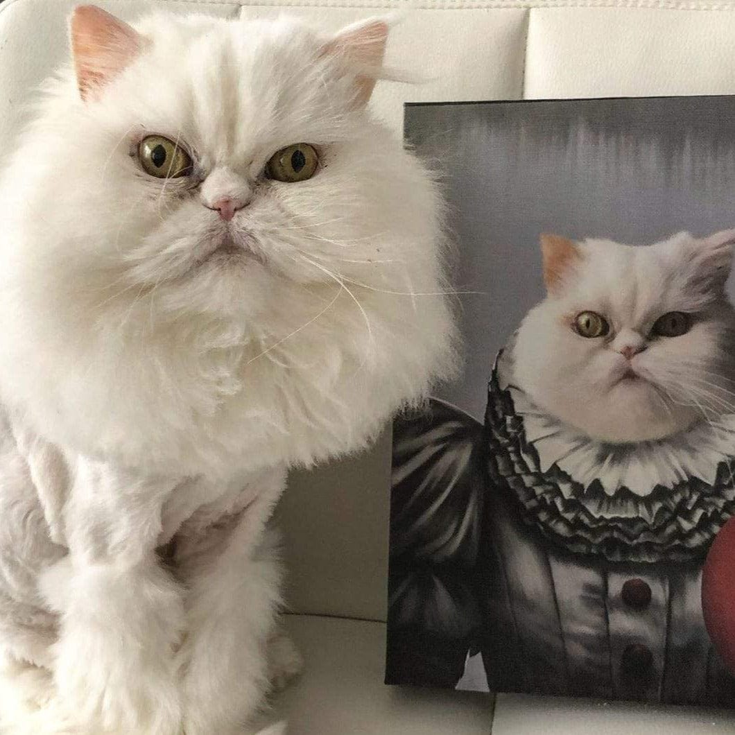 Custom Royal and Paws Halloween Pet Portrait