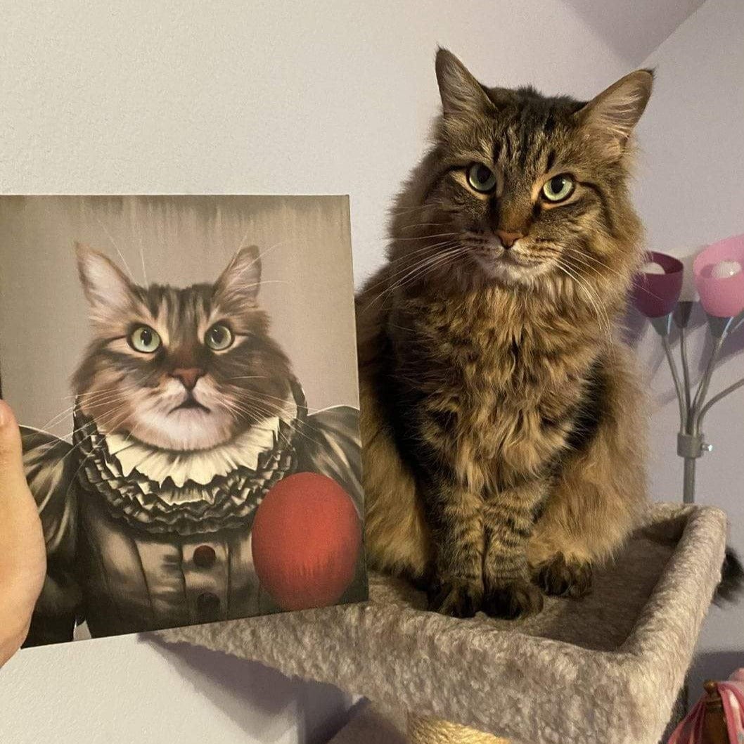 Custom Royal and Paws Halloween Pet Portrait