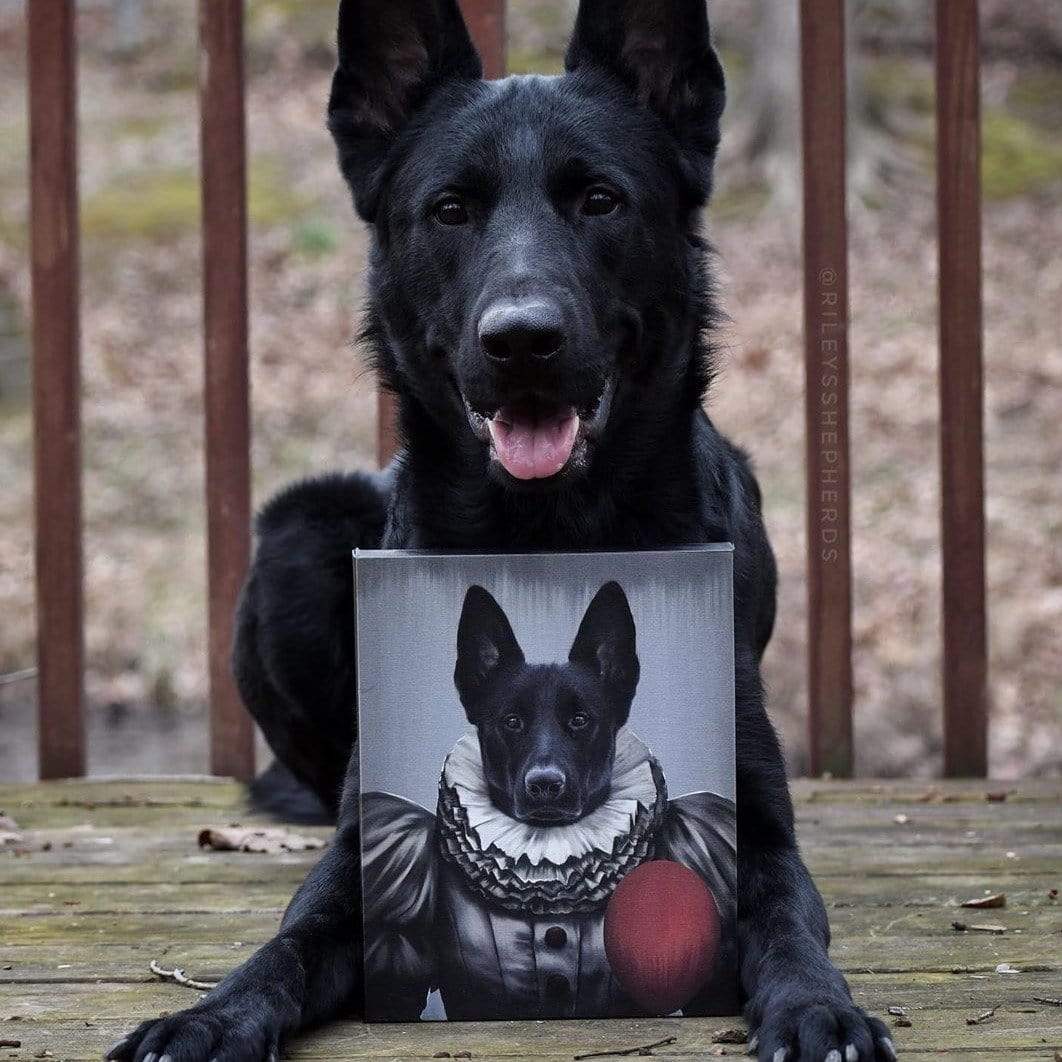 Custom Royal and Paws Halloween Pet Portrait