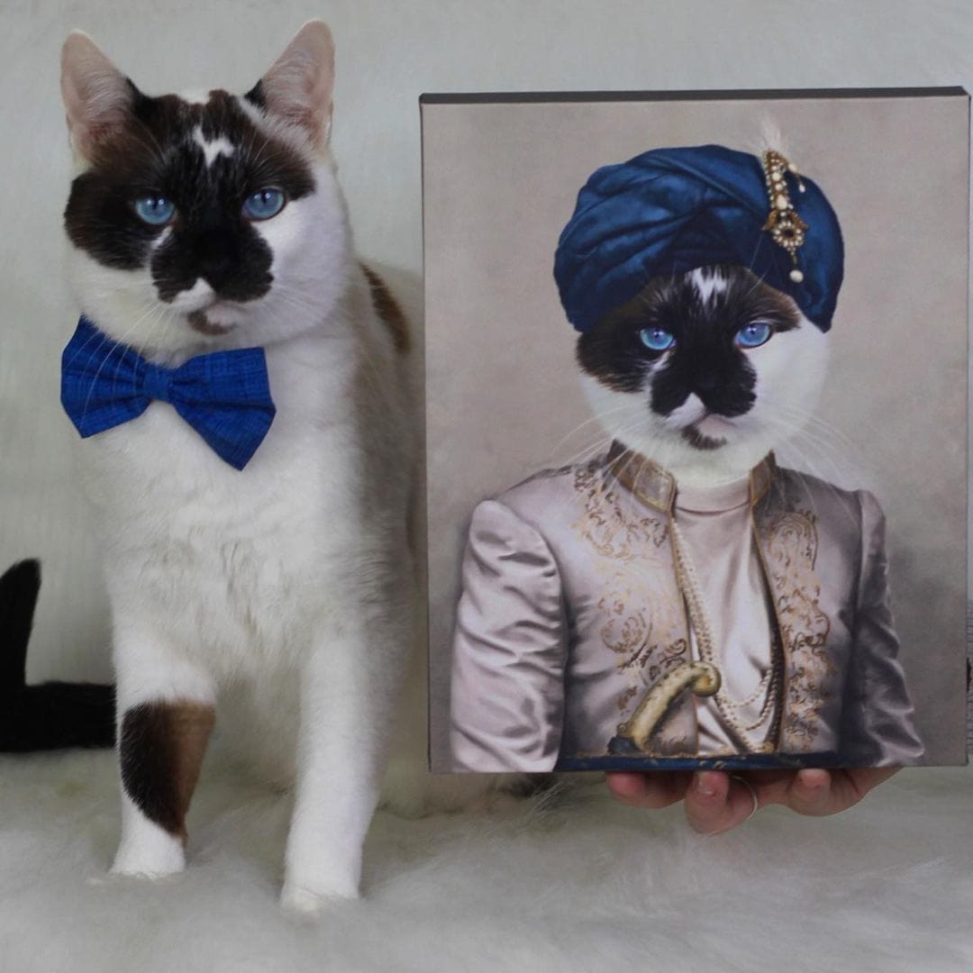 The Persian Prince - Custom Pet Canvas