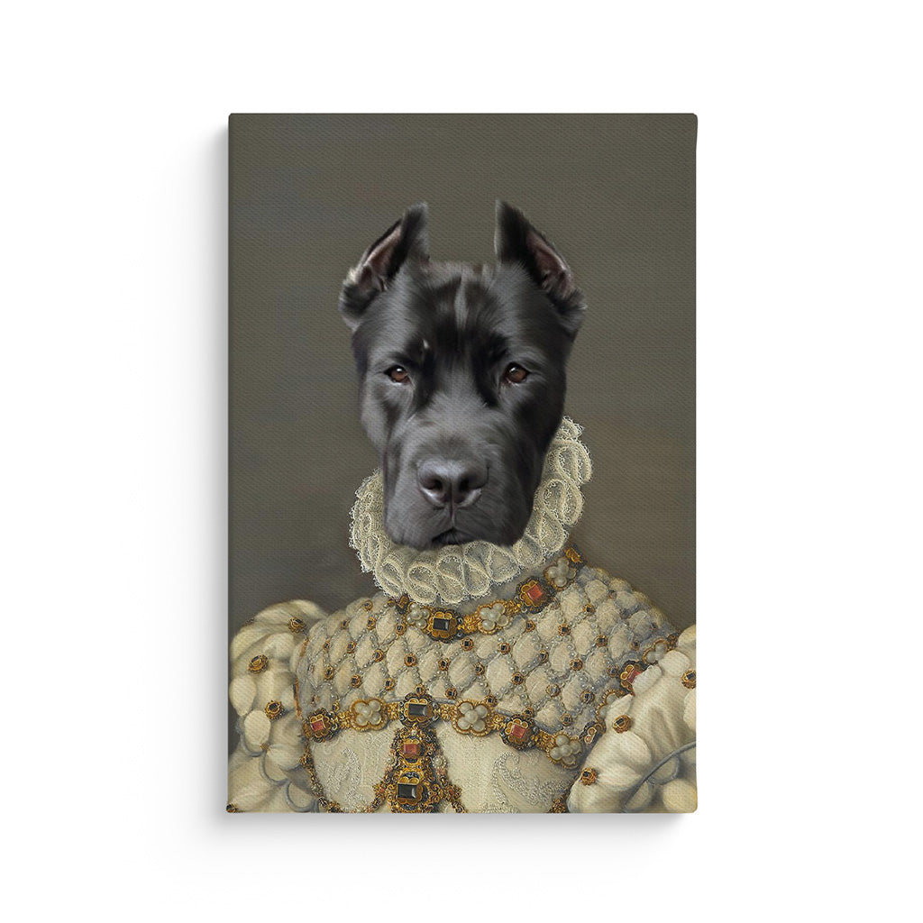 Royal and Paws - Canvas The Princess - Custom Pet Canvas 8" x 10" / Unframed