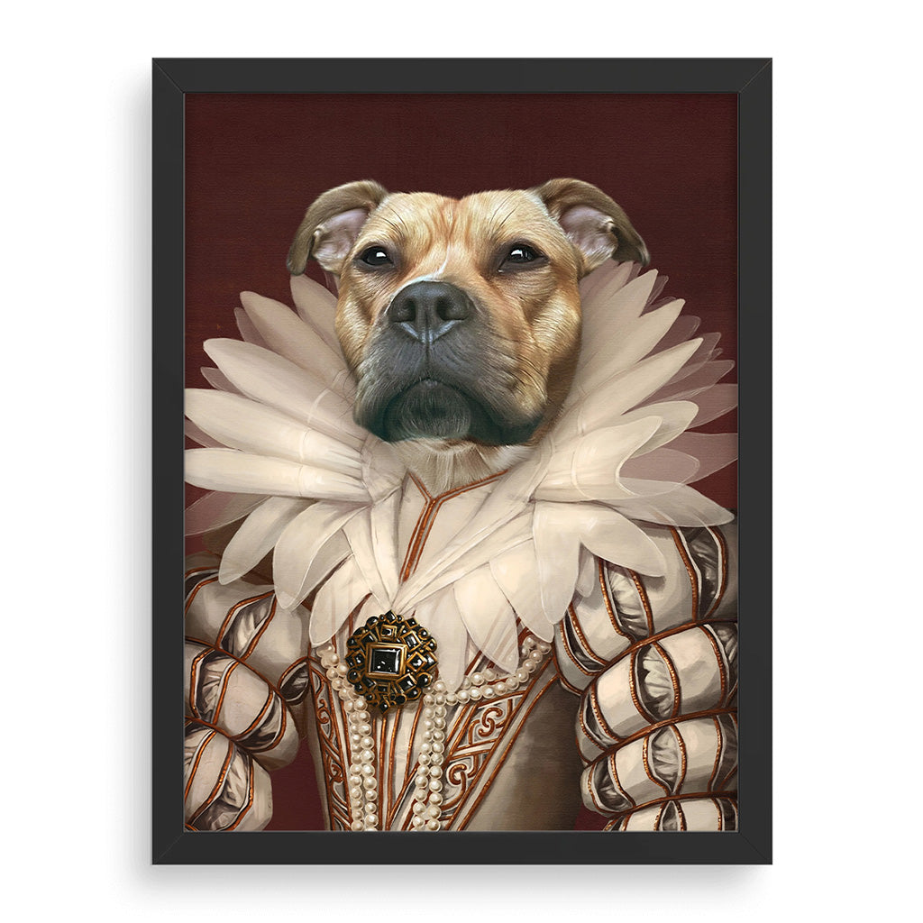 Royal and Paws - Poster The Queen - Custom Pet Poster