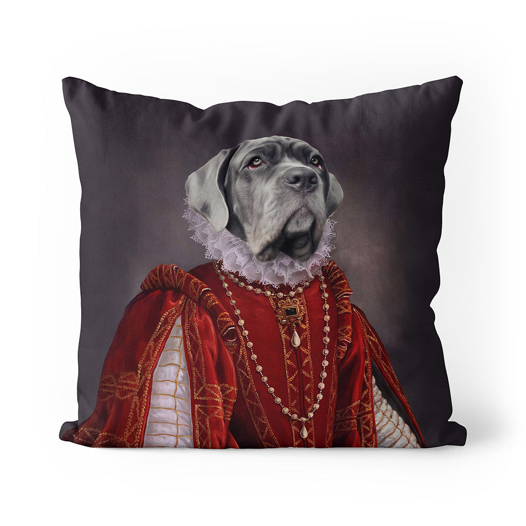 The Queen of Roses - Custom Throw Pillow