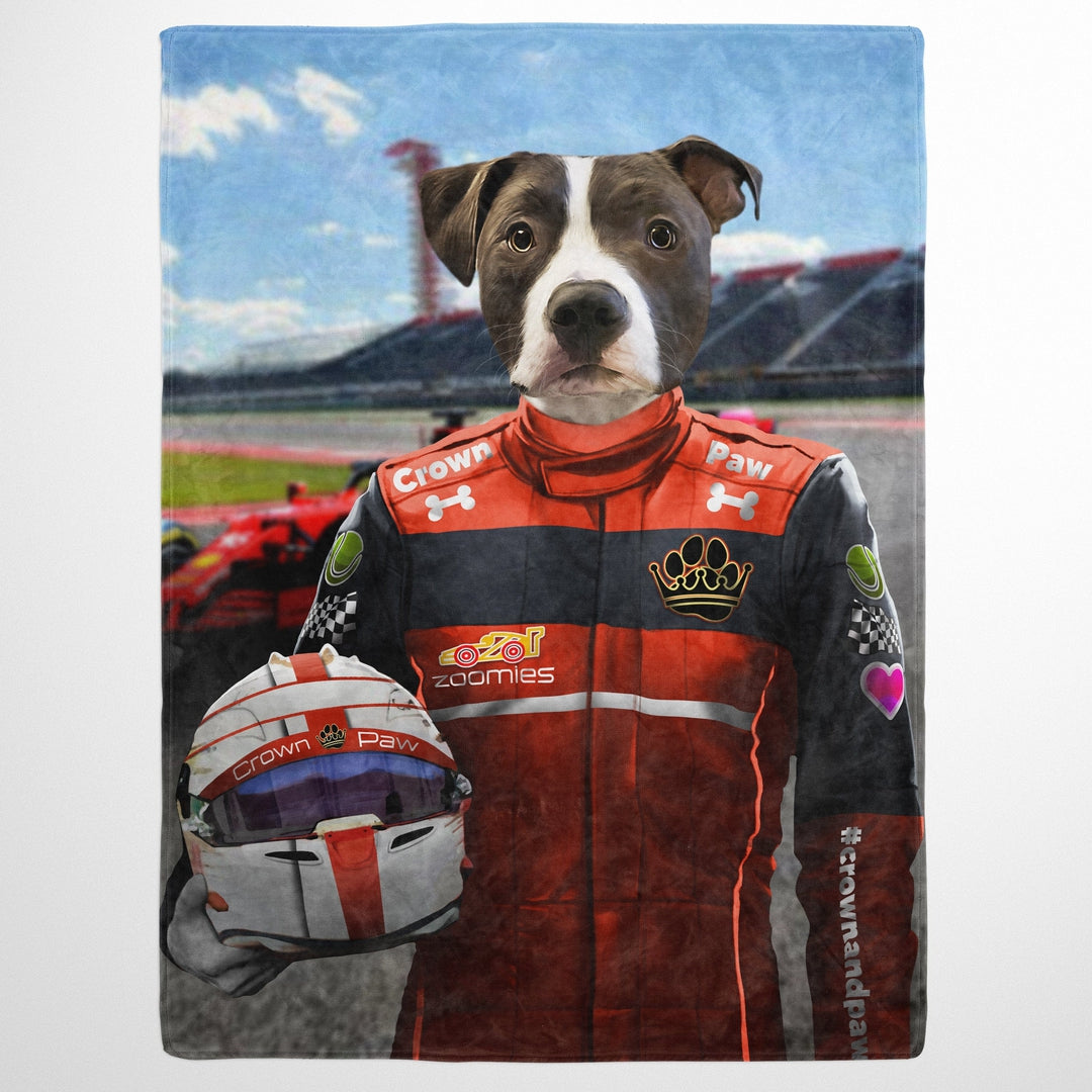 The Red Driver - Custom Pet Blanket