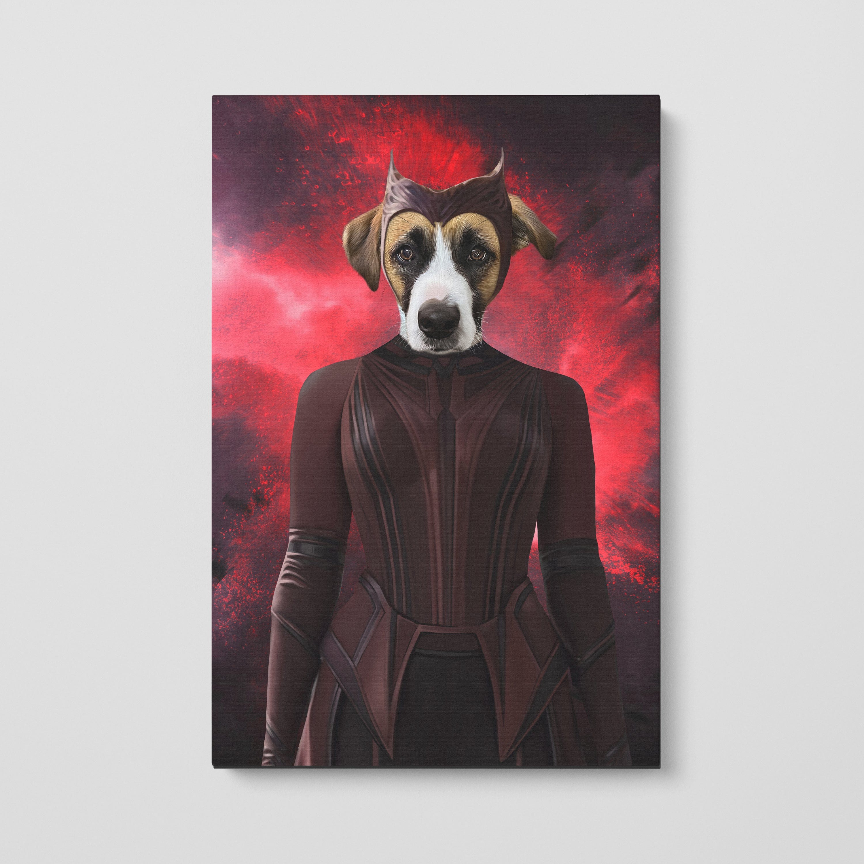 The Red Witch - Custom Pet Canvas