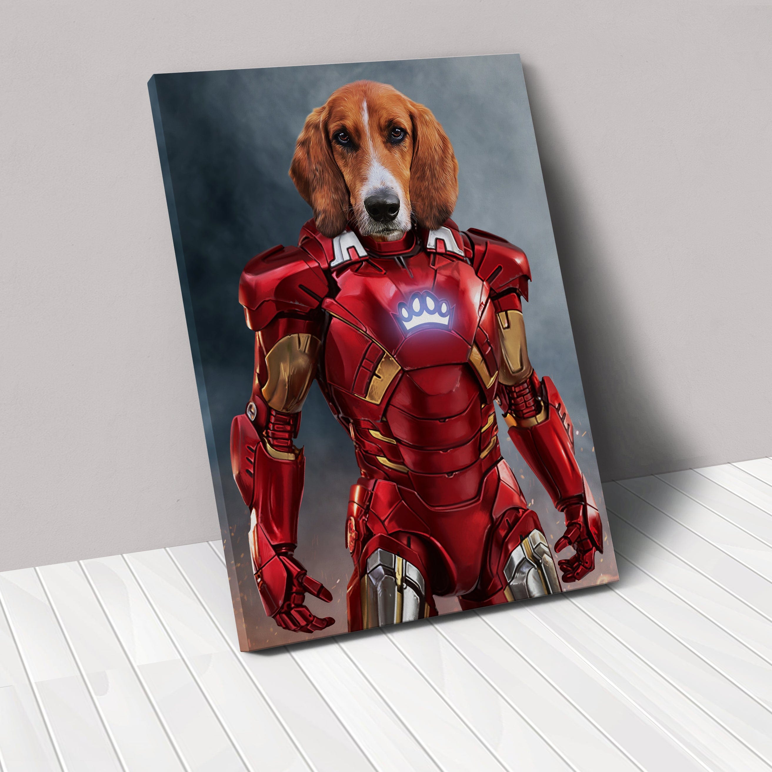 The Rich Hero - Custom Pet Canvas