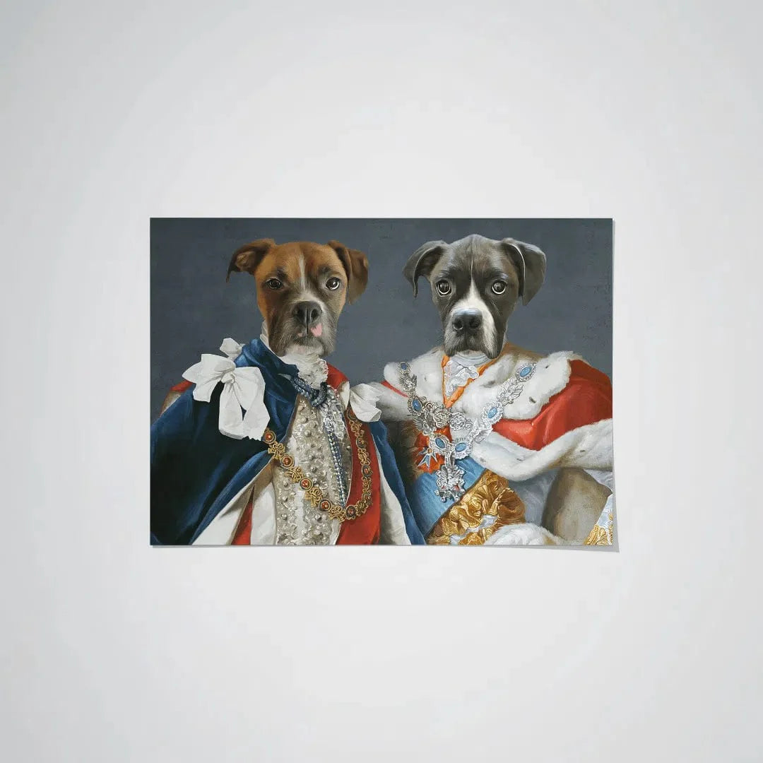 Royal and Paws - Poster The Rulers - Custom Pet Poster 8.3" x 11.7" / Unframed