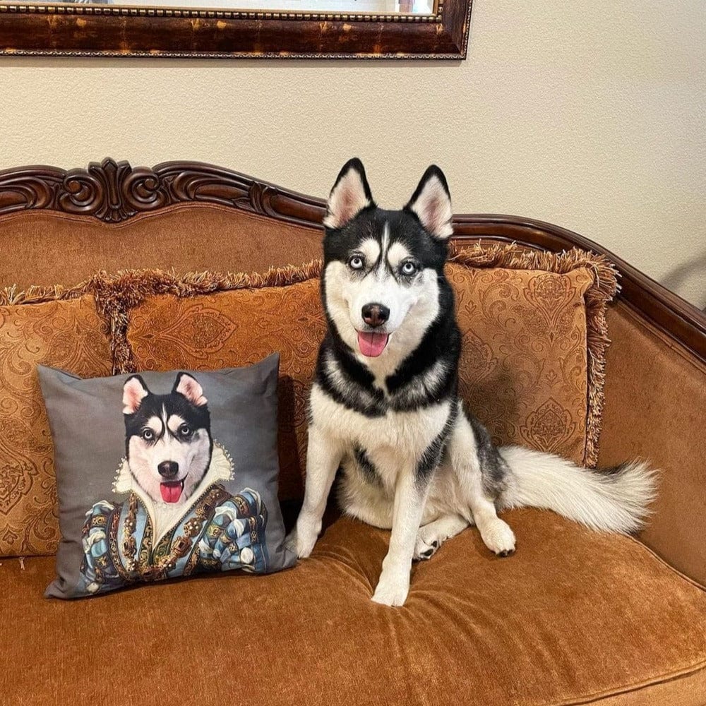 The Sapphire Queen - Custom Throw Pillow