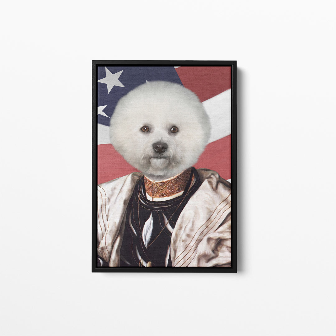 The Savant - USA Flag Edition - Custom Pet Canvas