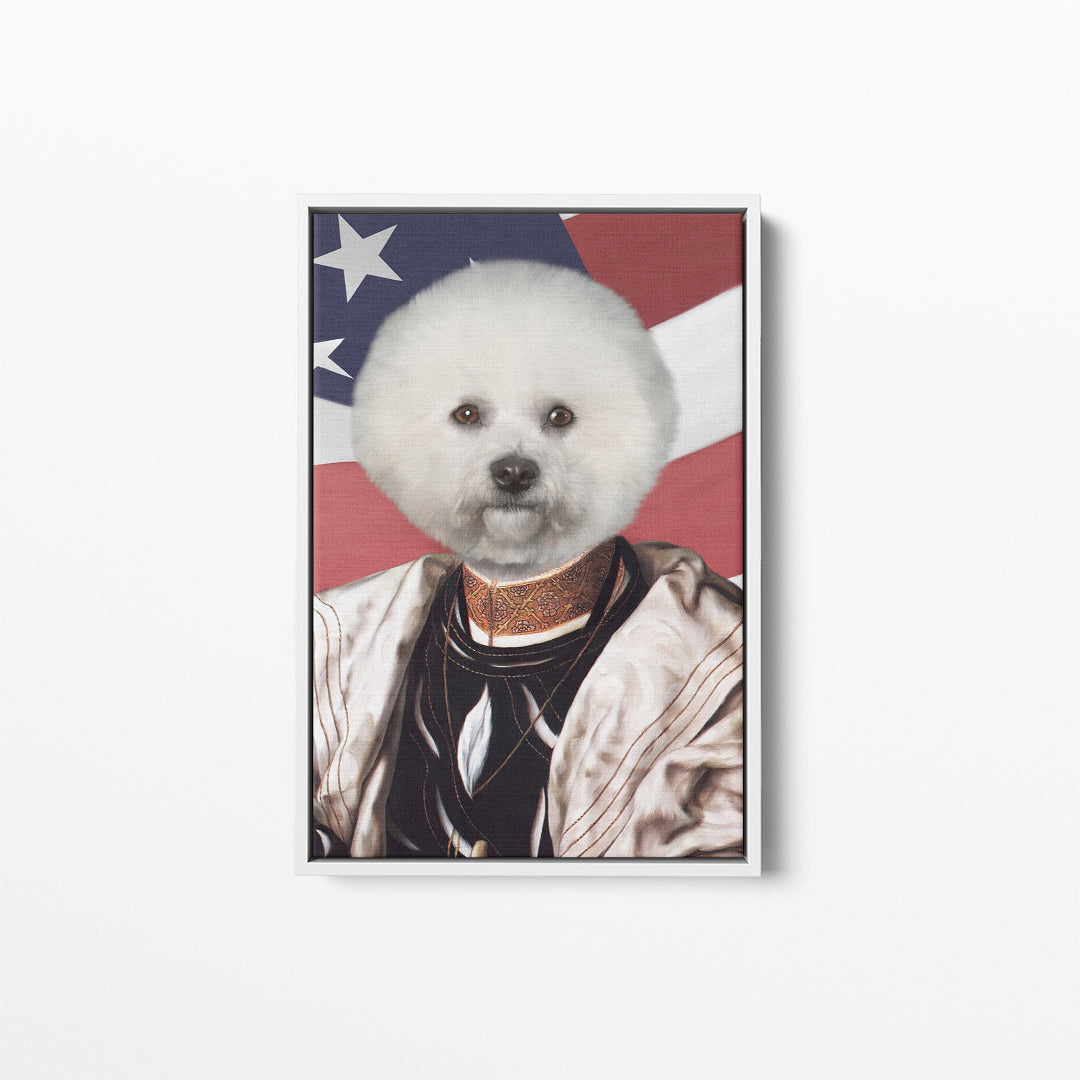 The Savant - USA Flag Edition - Custom Pet Canvas