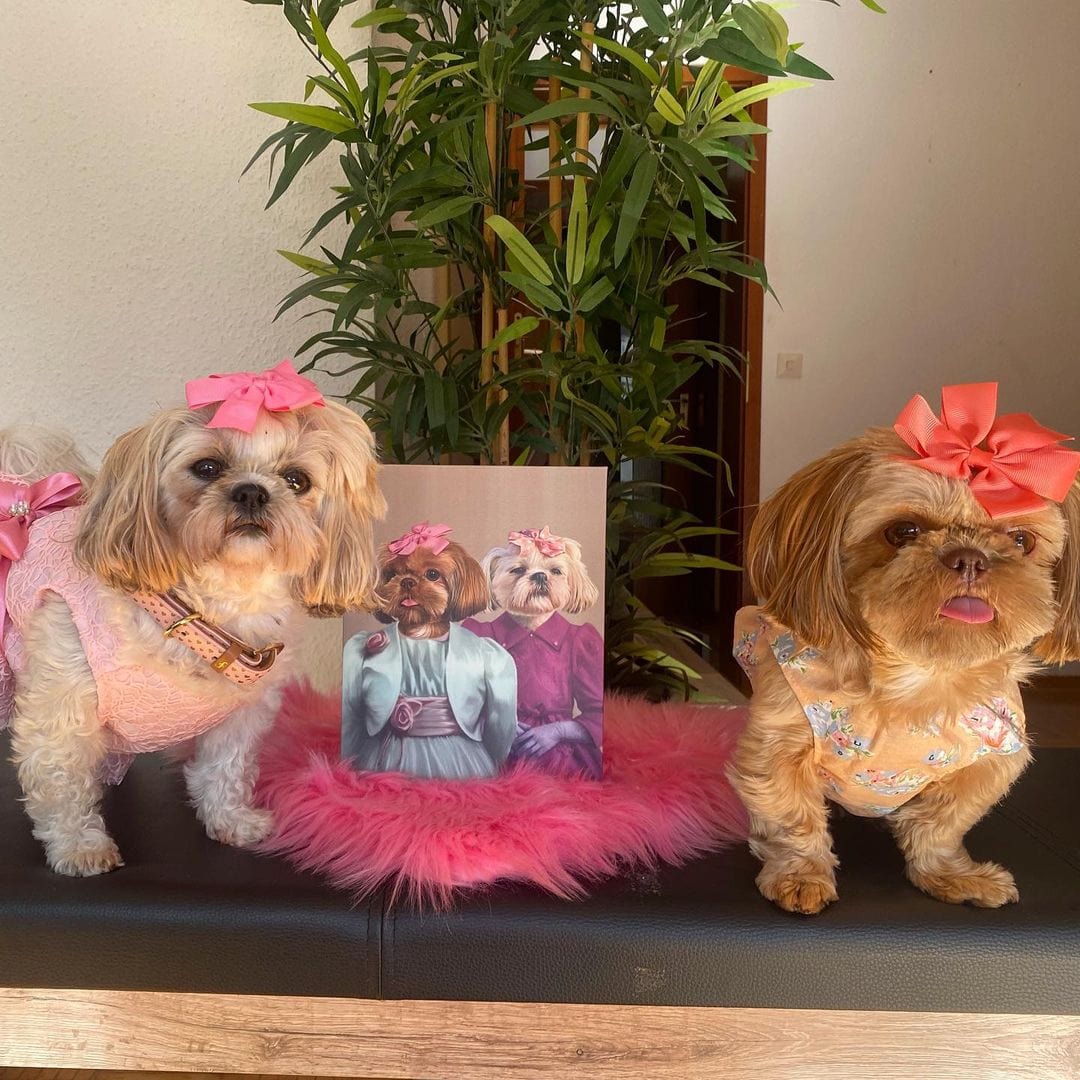 The Sisters - Custom Pet Canvas