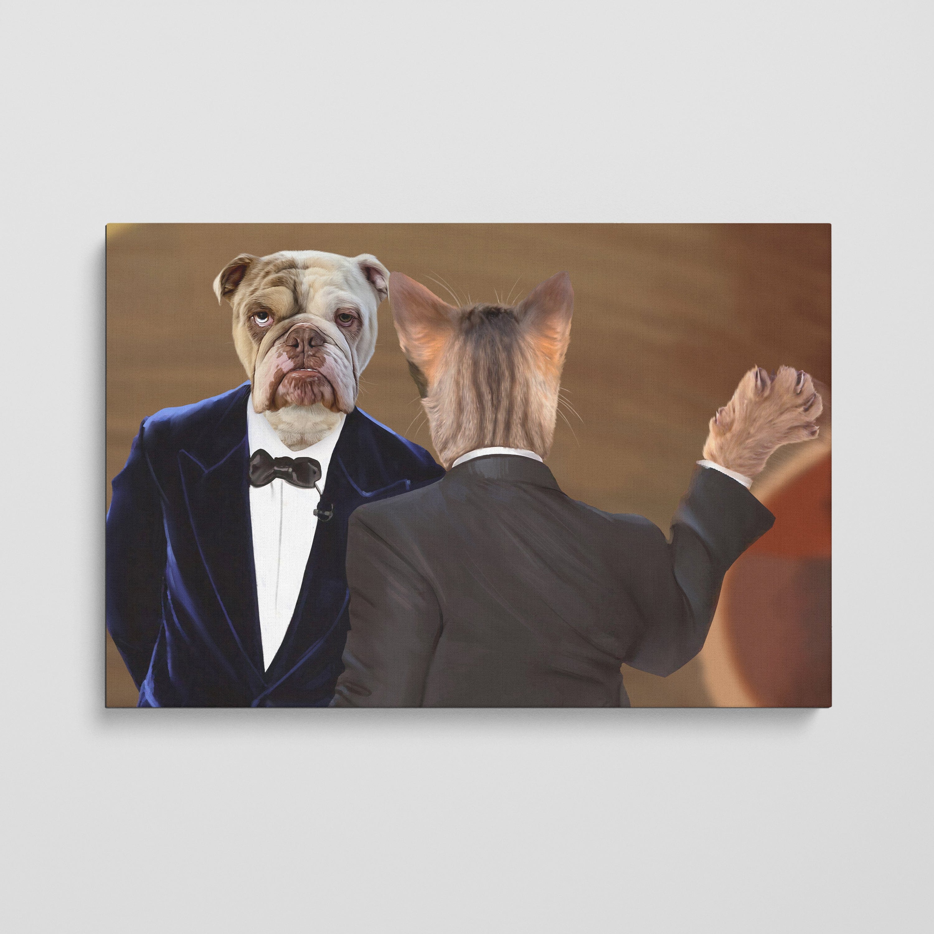 The Slap - Custom Pet Canvas