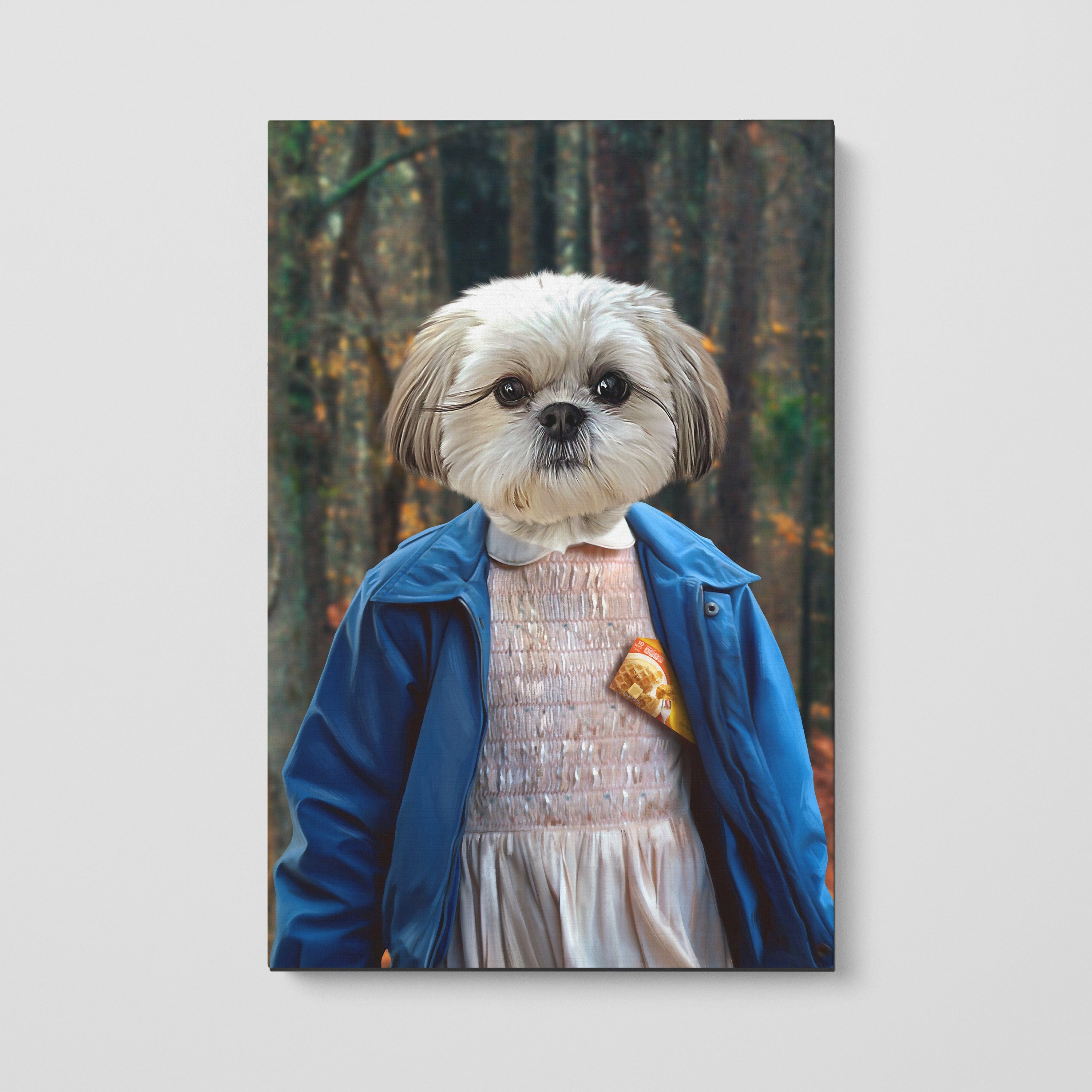 Royal and Paws - Canvas The Strange Girl - Custom Pet Canvas 8" x 10" / The Woods