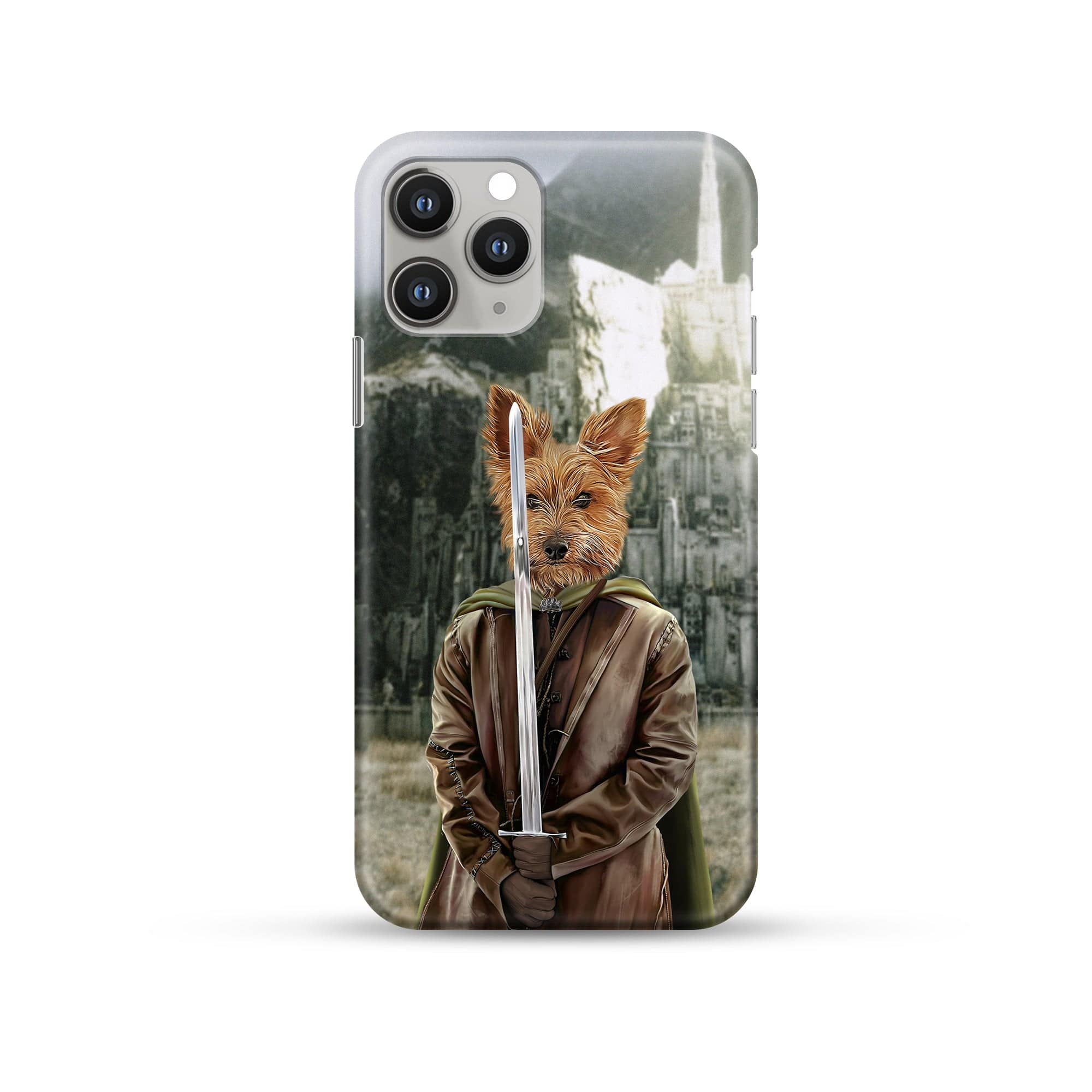 Royal and Paws - Phone Case The Swordsman - Custom Pet Phone Case iPhone 12 Pro Max / Background 1