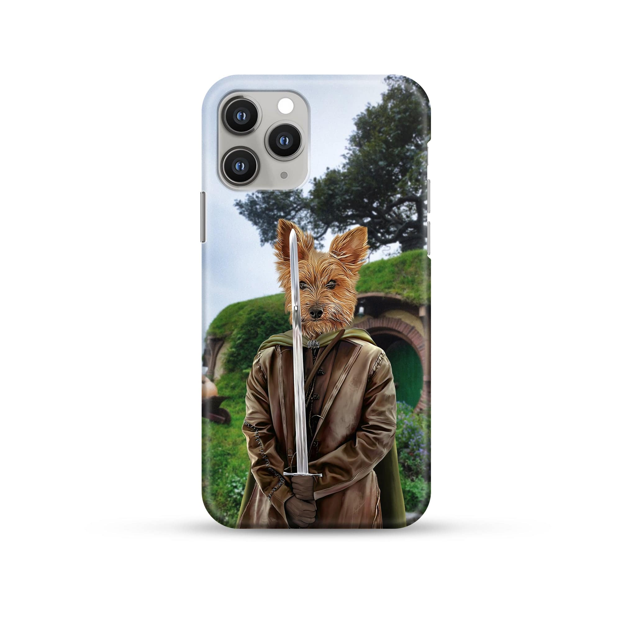 Royal and Paws - Phone Case The Swordsman - Custom Pet Phone Case iPhone 12 Pro Max / Background 2