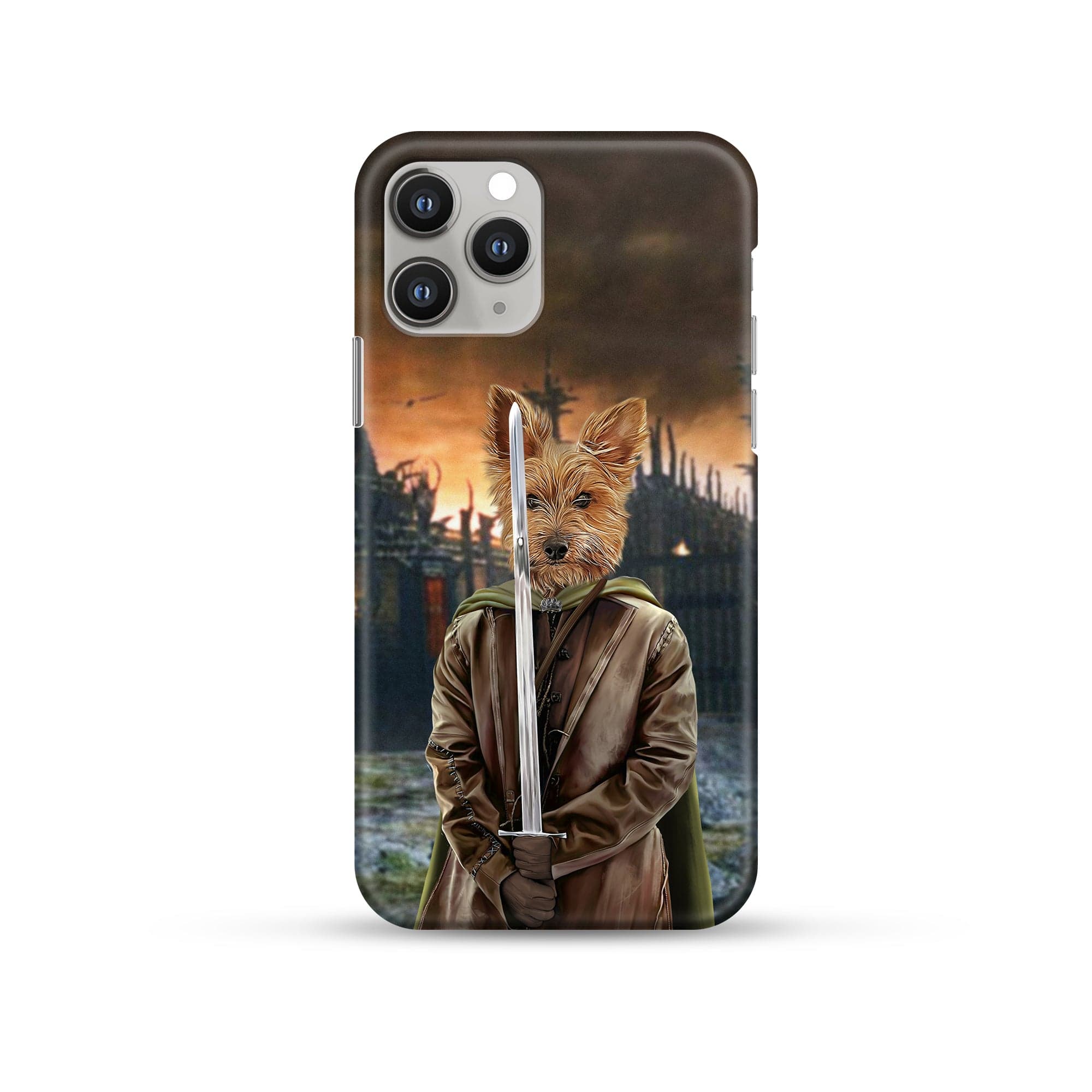 Royal and Paws - Phone Case The Swordsman - Custom Pet Phone Case iPhone 12 Pro Max / Background 4