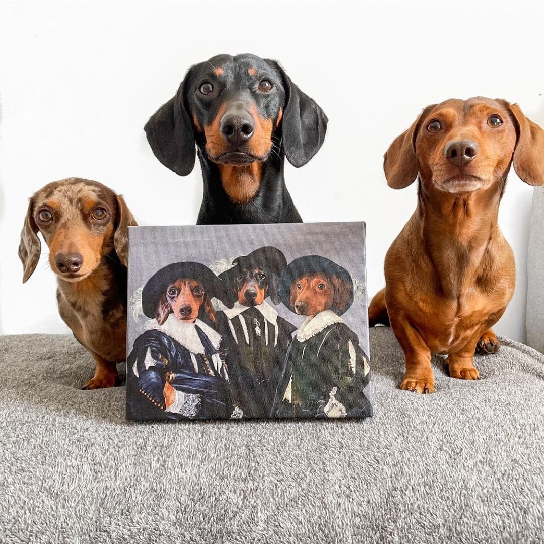 The Three Musketeers - Custom Pet Canvas