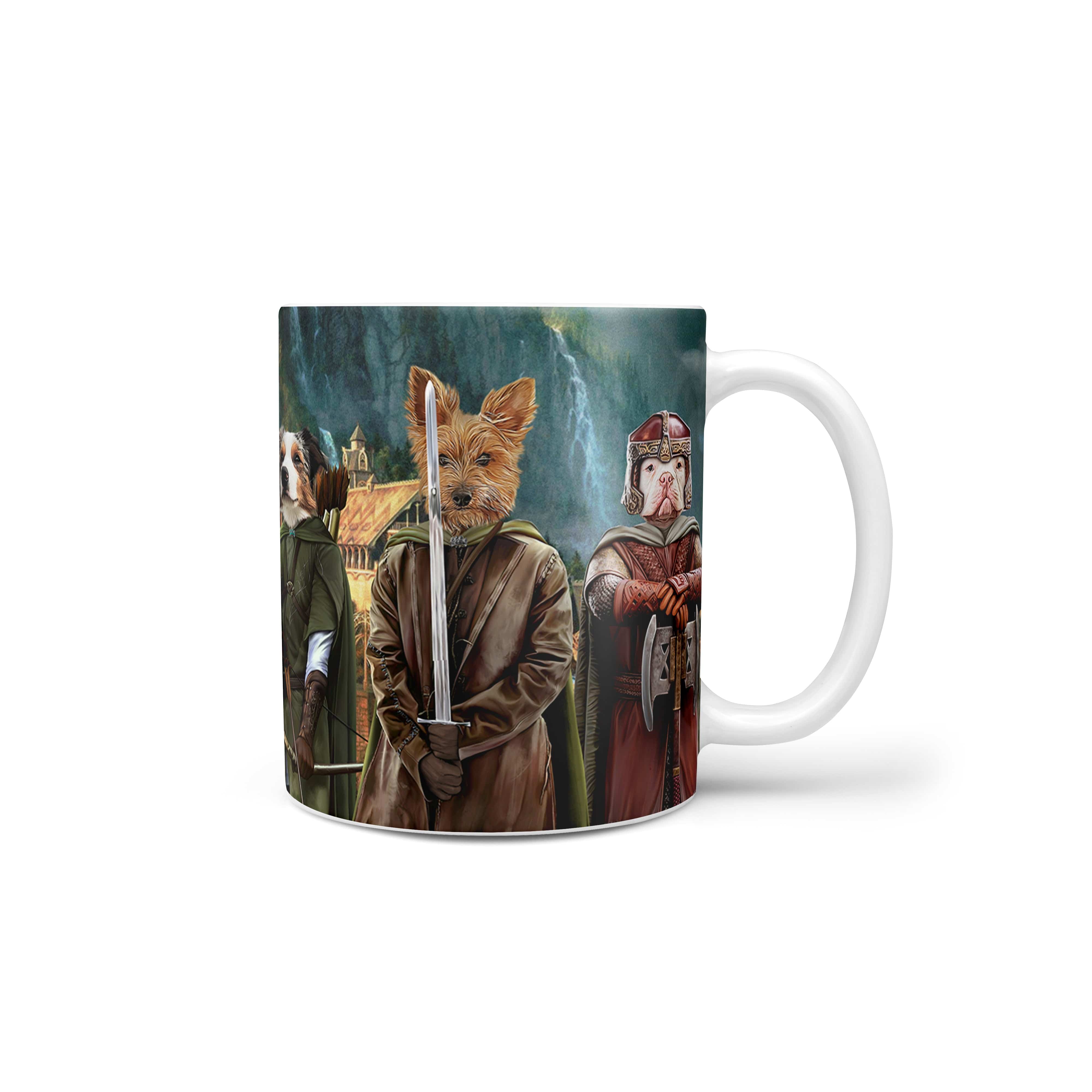 Royal and Paws - Mug The Three Pawtectors - Custom Mug 11oz / Background 3