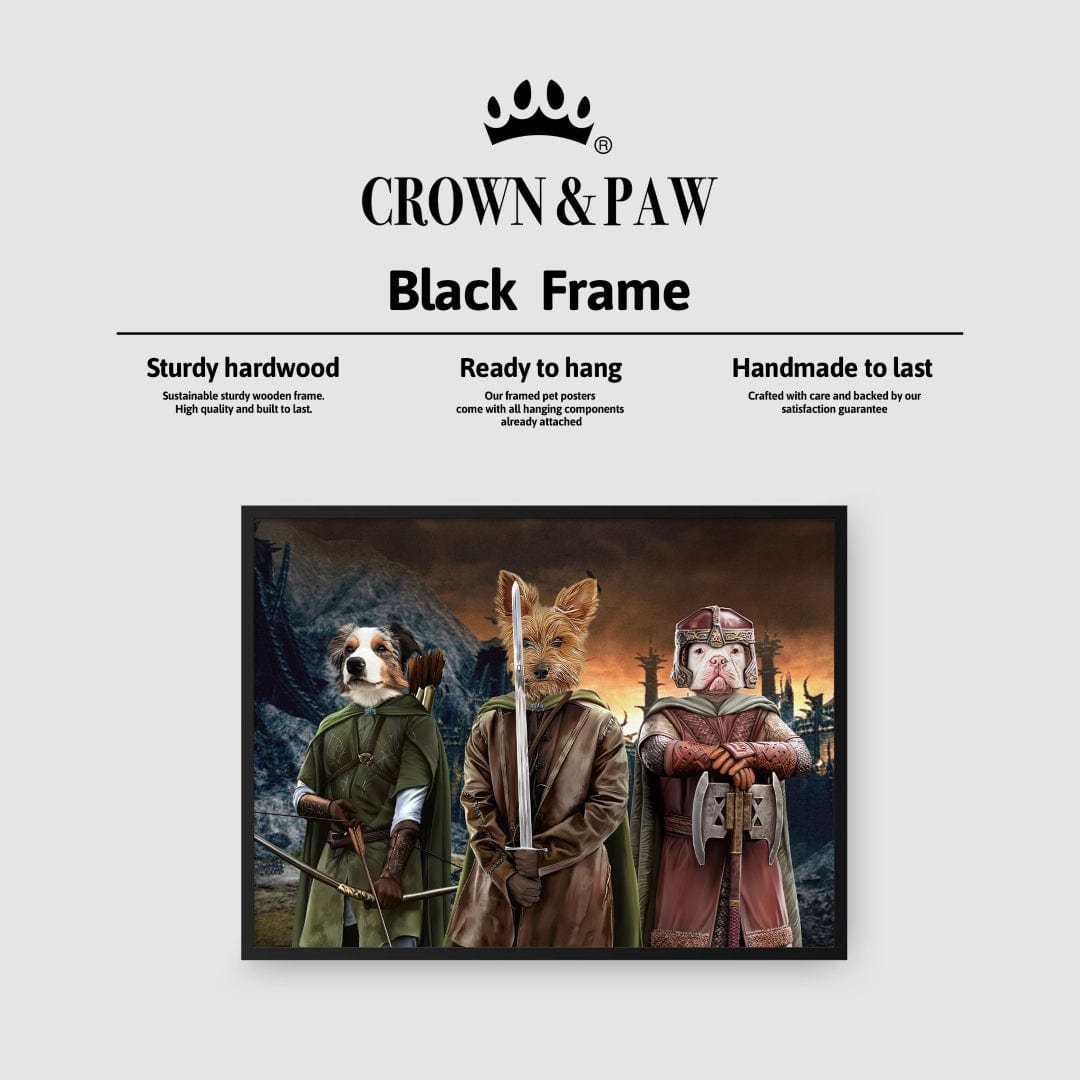 The Three Pawtectors - Custom Pet Poster