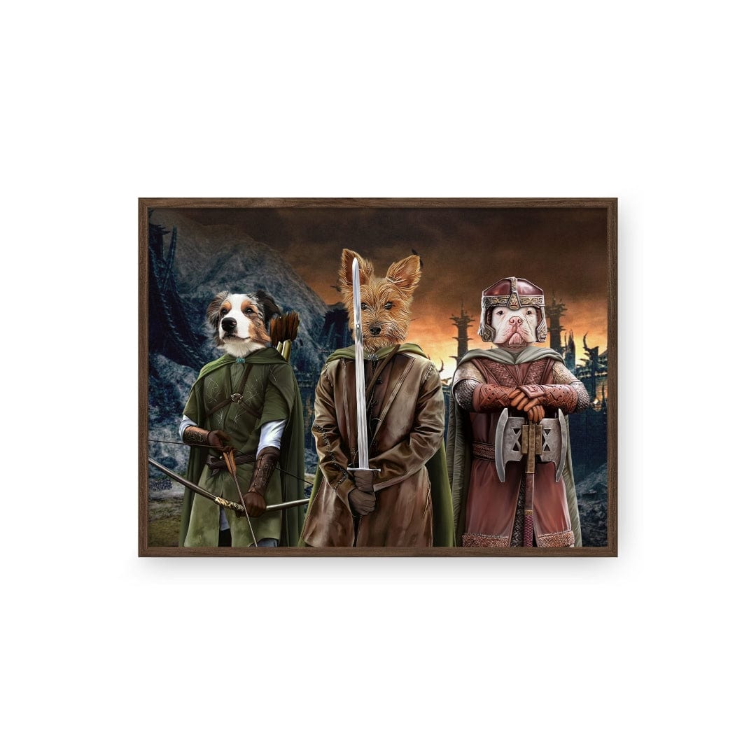 Royal and Paws - Poster The Three Pawtectors - Custom Pet Poster