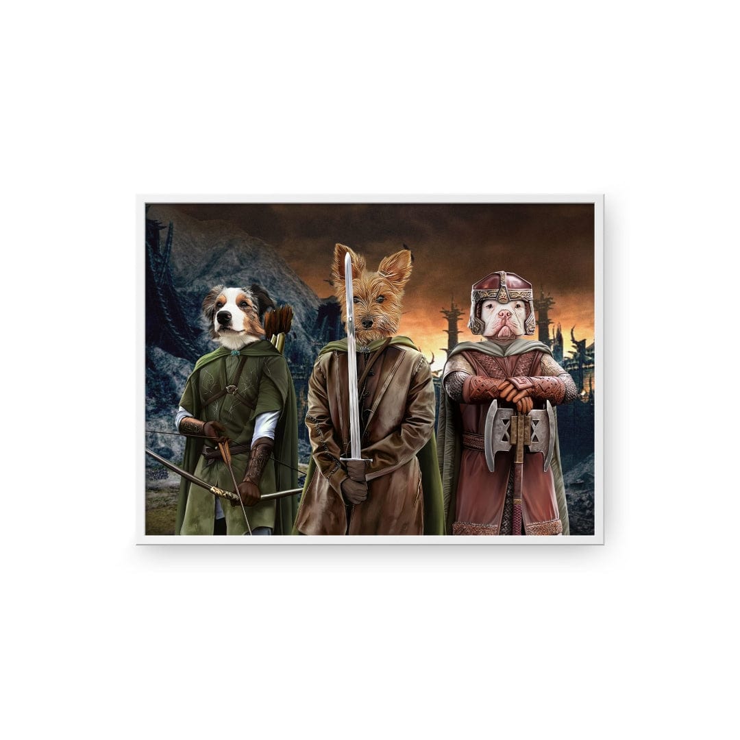 Royal and Paws - Poster The Three Pawtectors - Custom Pet Poster