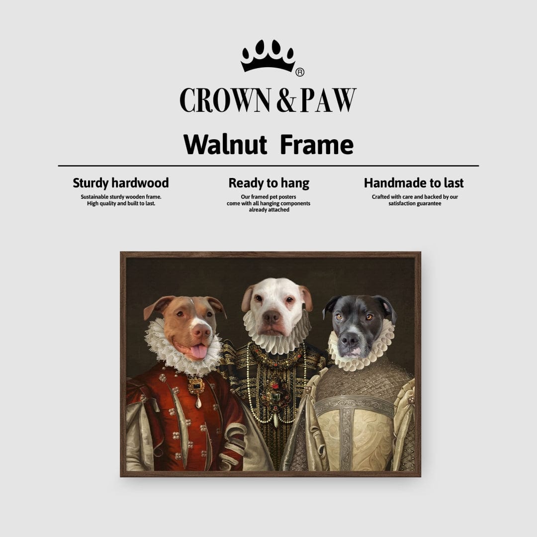 The Three Queens - Custom Pet Poster