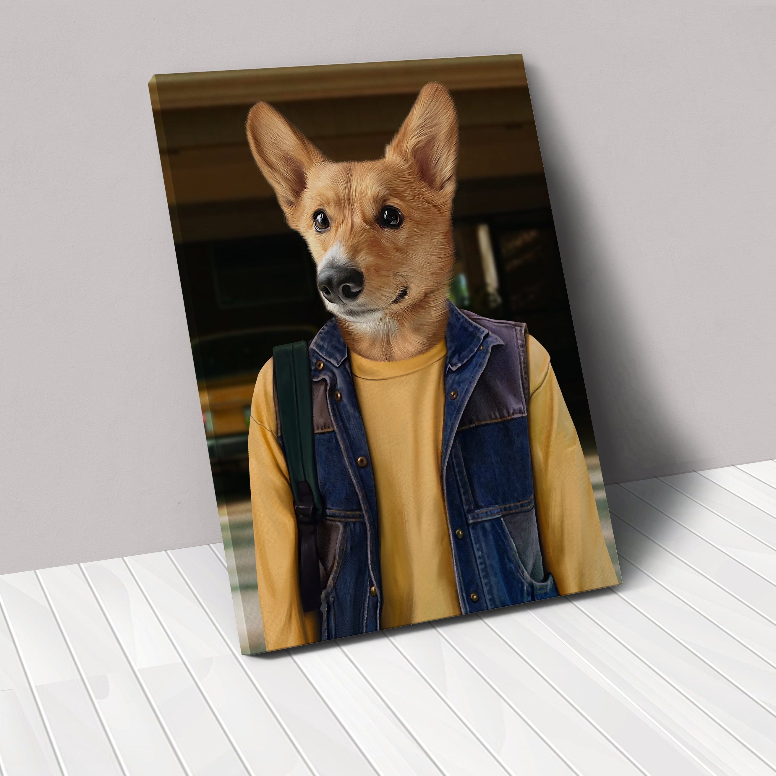 The Tough Friend - Custom Pet Canvas