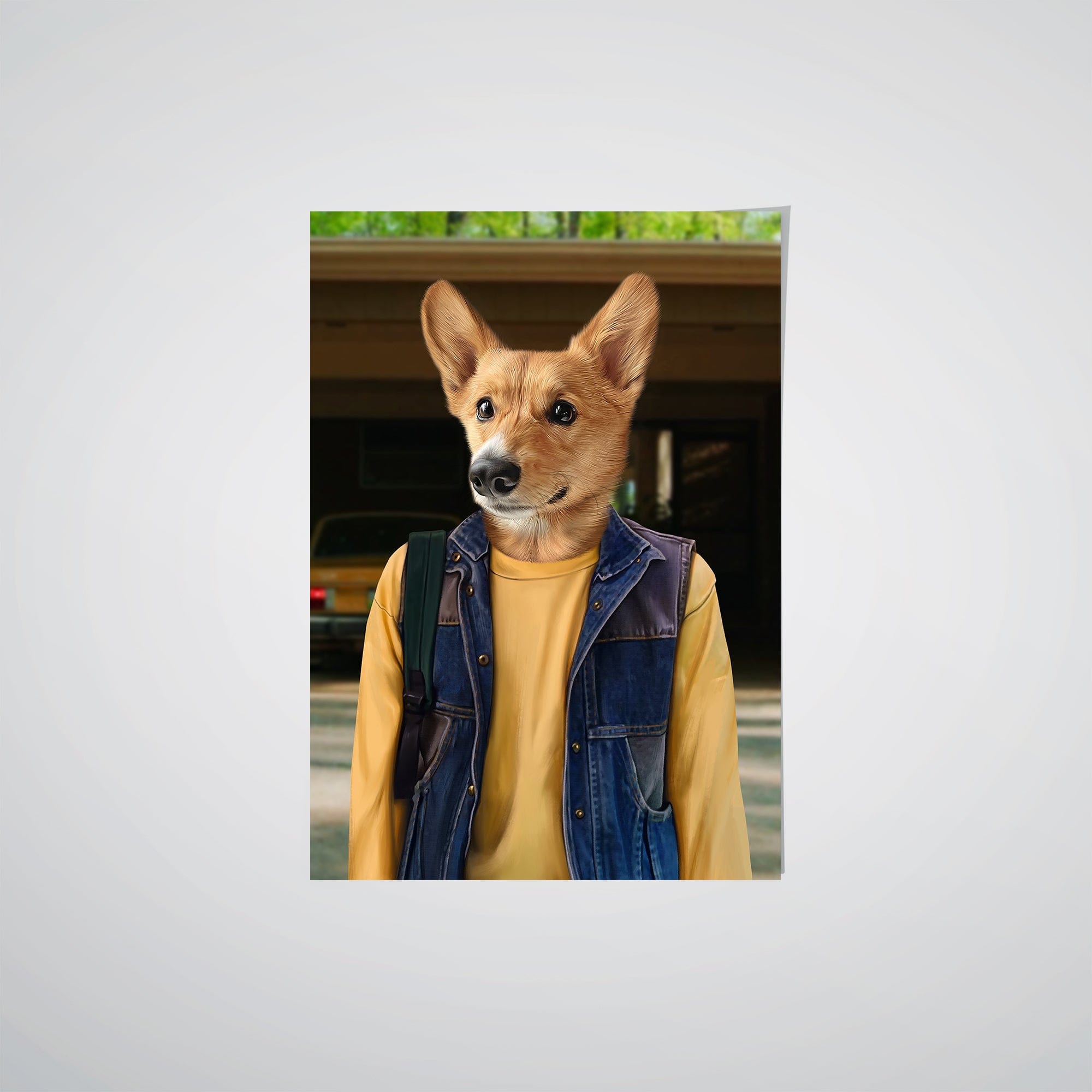 Royal and Paws - Poster The Tough Friend - Custom Pet Poster 8.3" x 11.7" / Garage