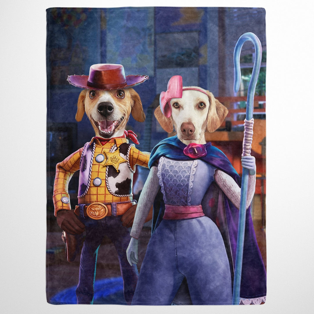 The Toy Couple - Custom Pet Blanket