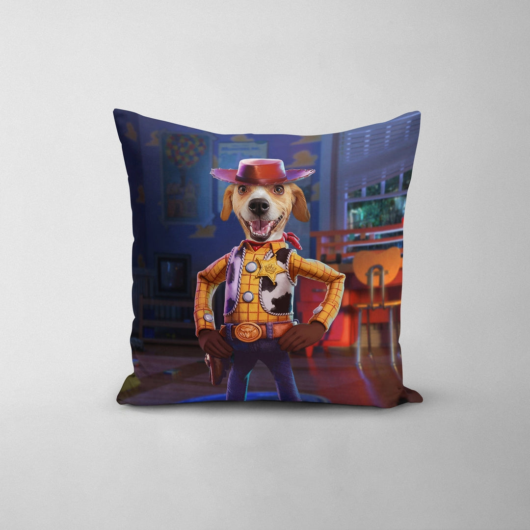 The Toy Cowboy - Custom Throw Pillow