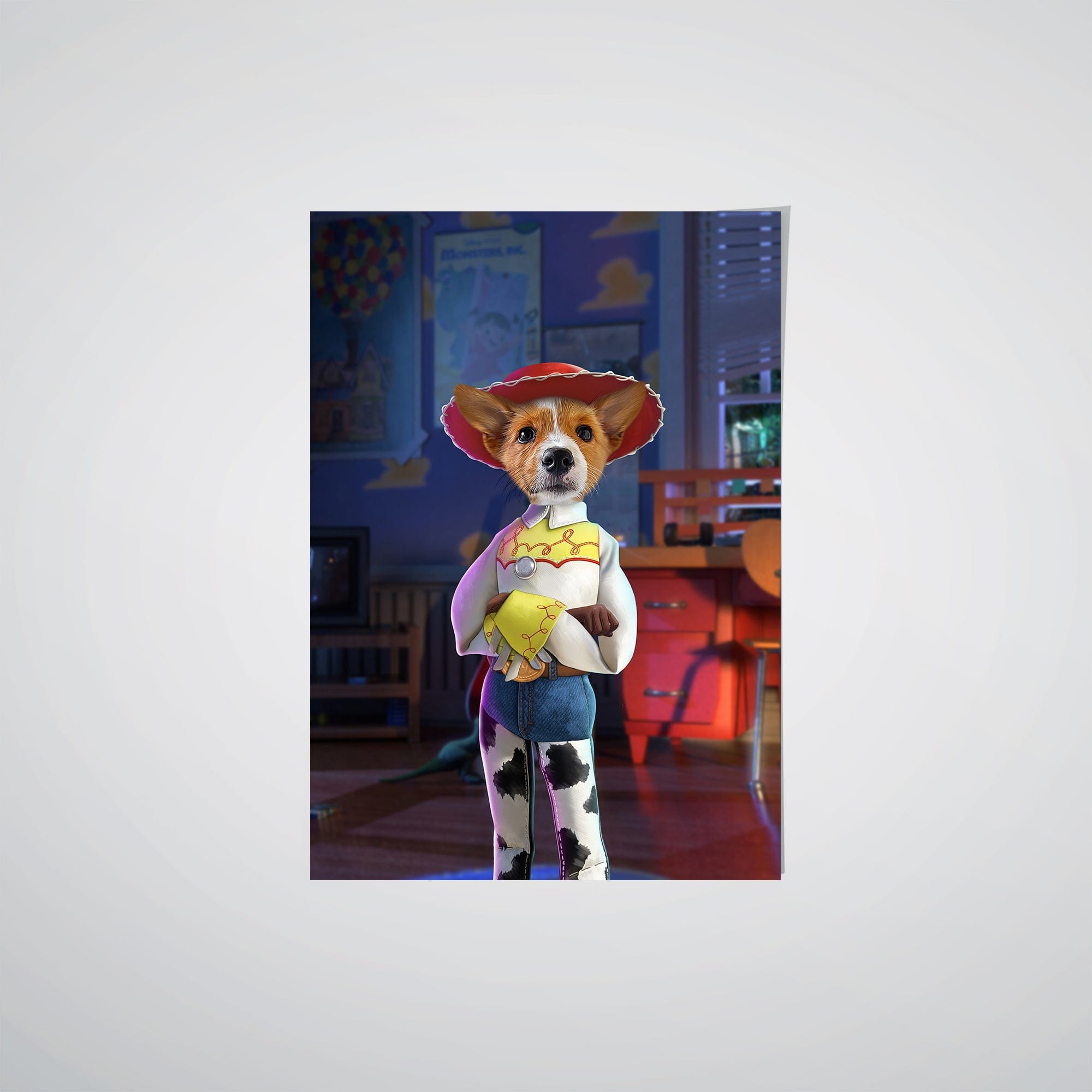 The Toy Cowgirl - Custom Pet Poster