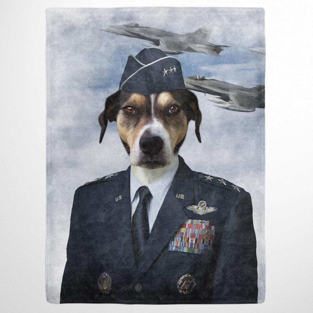 The Male Air Force - Custom Pet Blanket