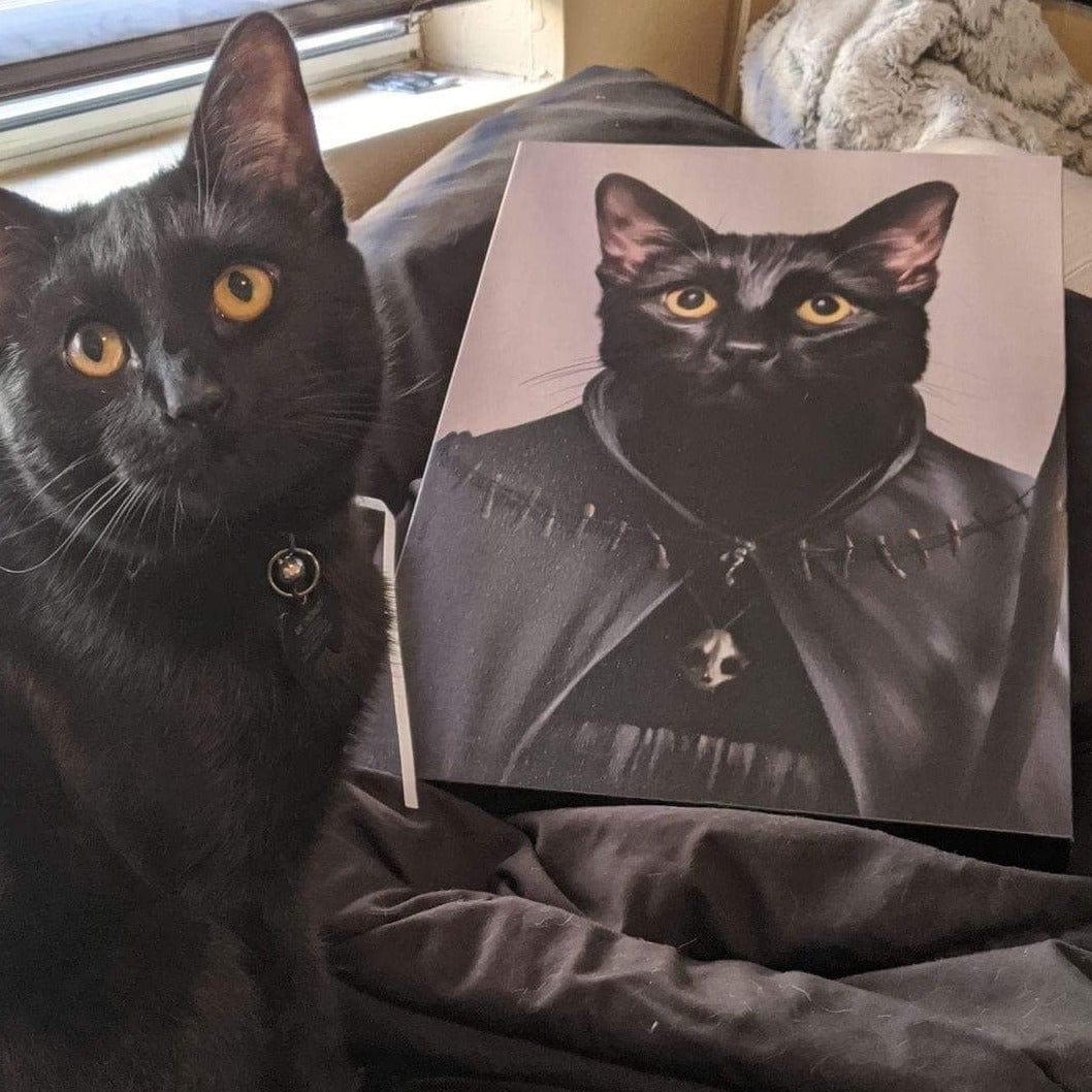 Custom Royal and Paws Halloween Pet Portrait