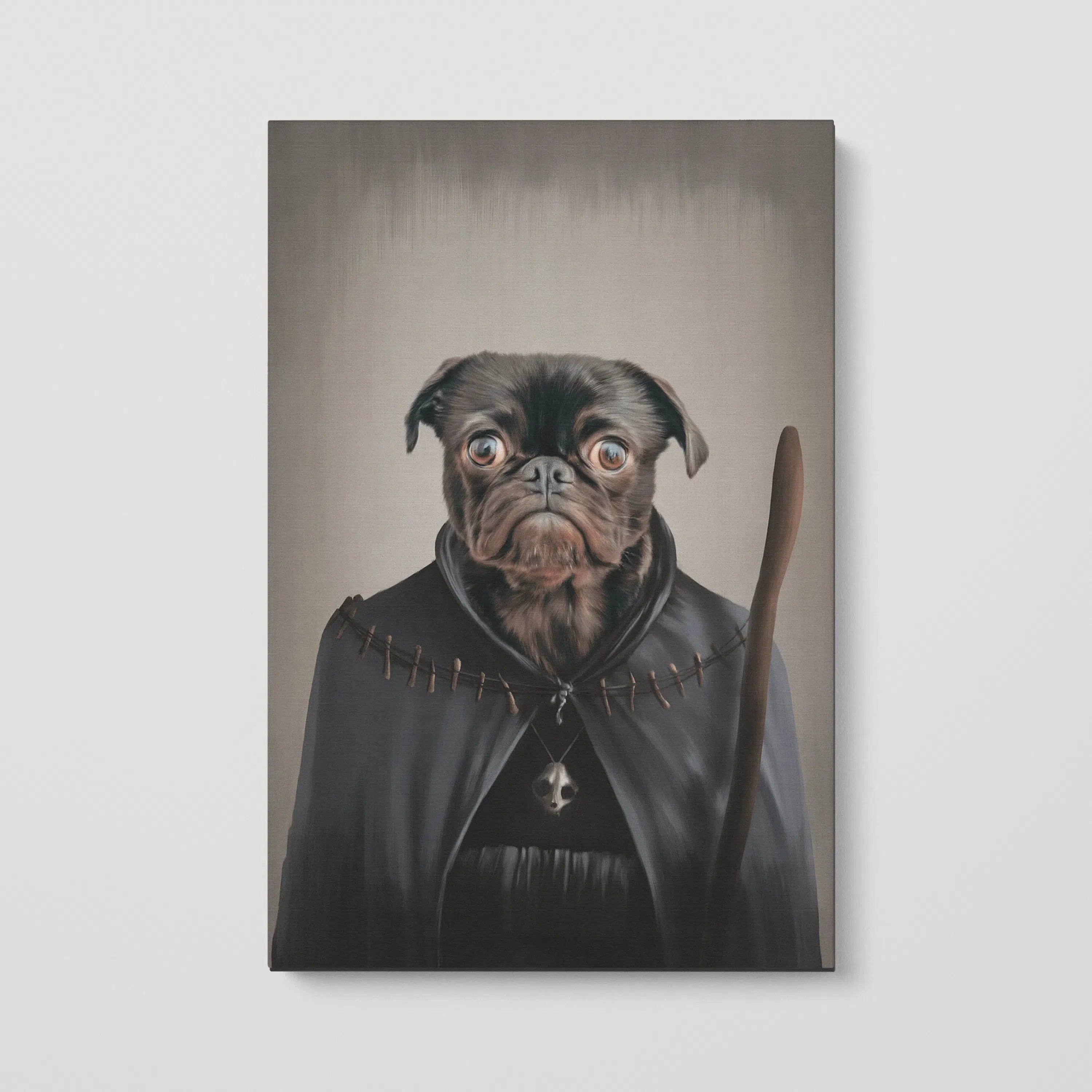 Custom Royal and Paws Halloween Pet Portrait