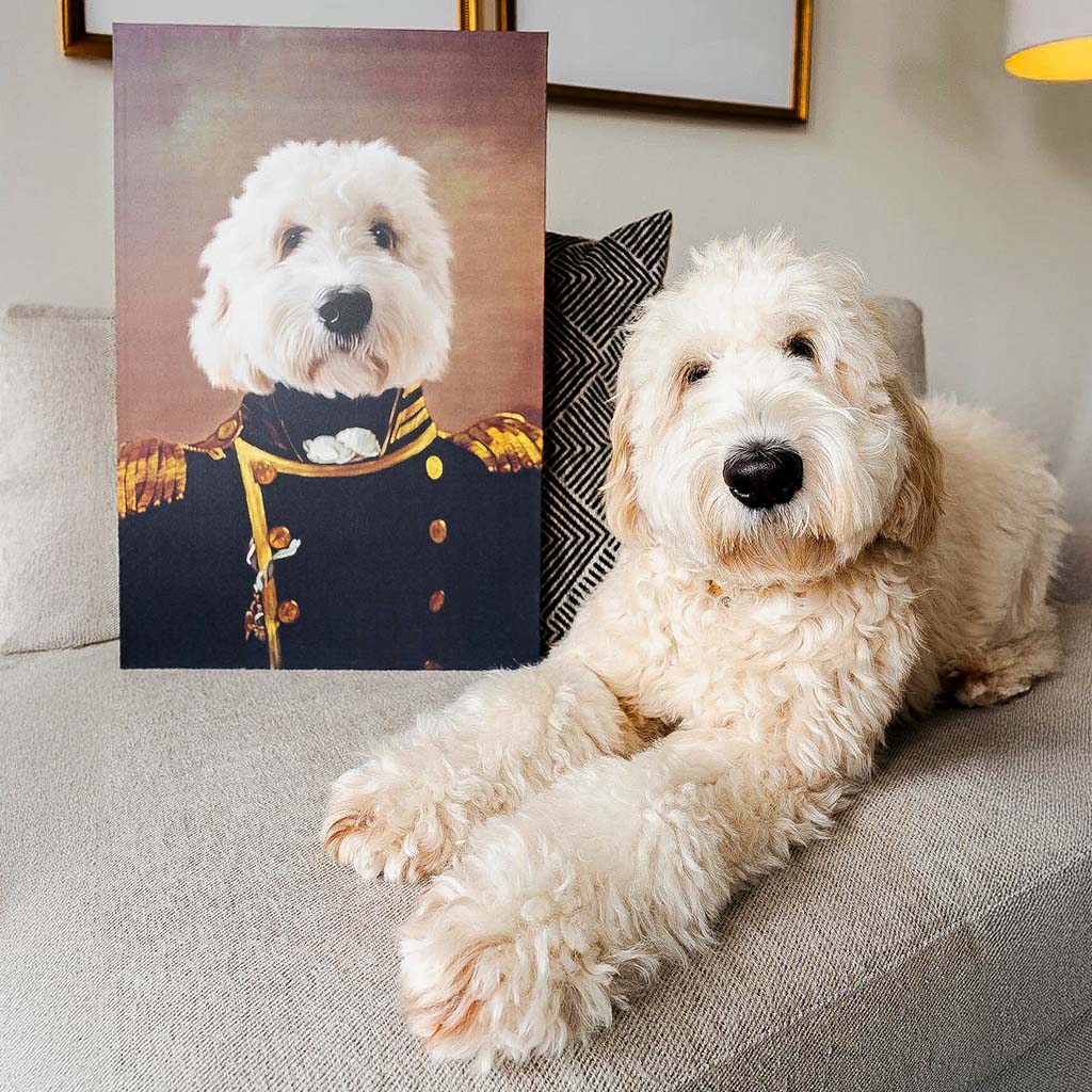 The Admiral - Custom Pet Canvas