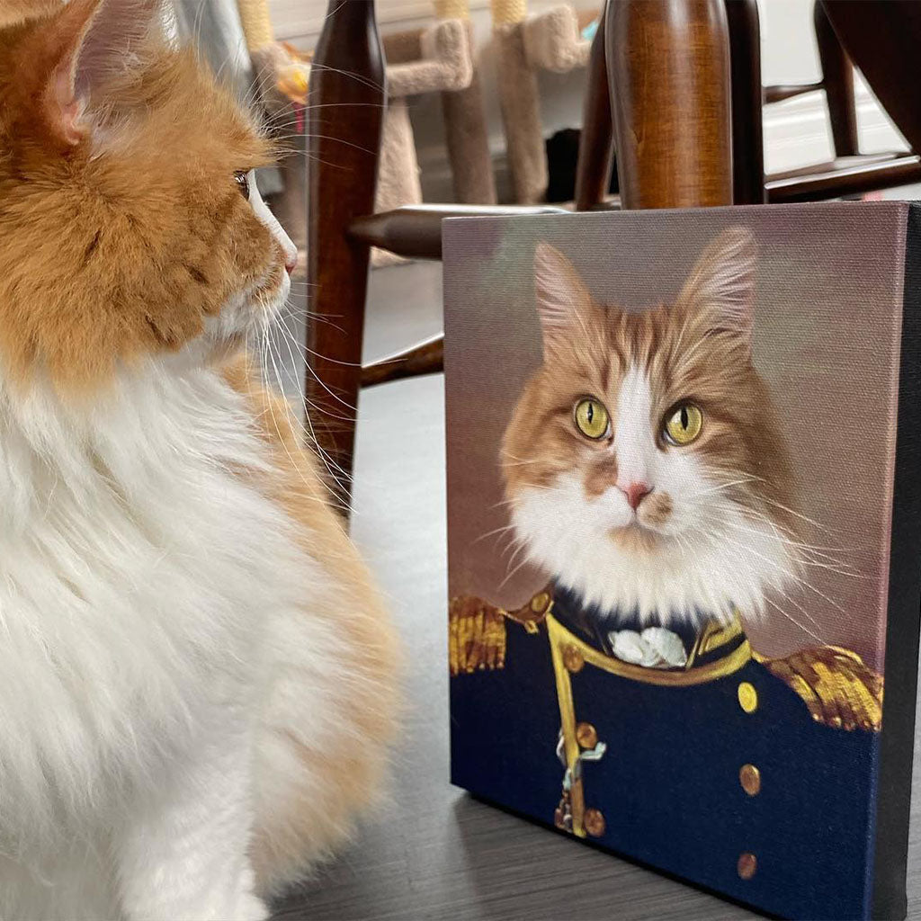 The Admiral - Custom Pet Canvas