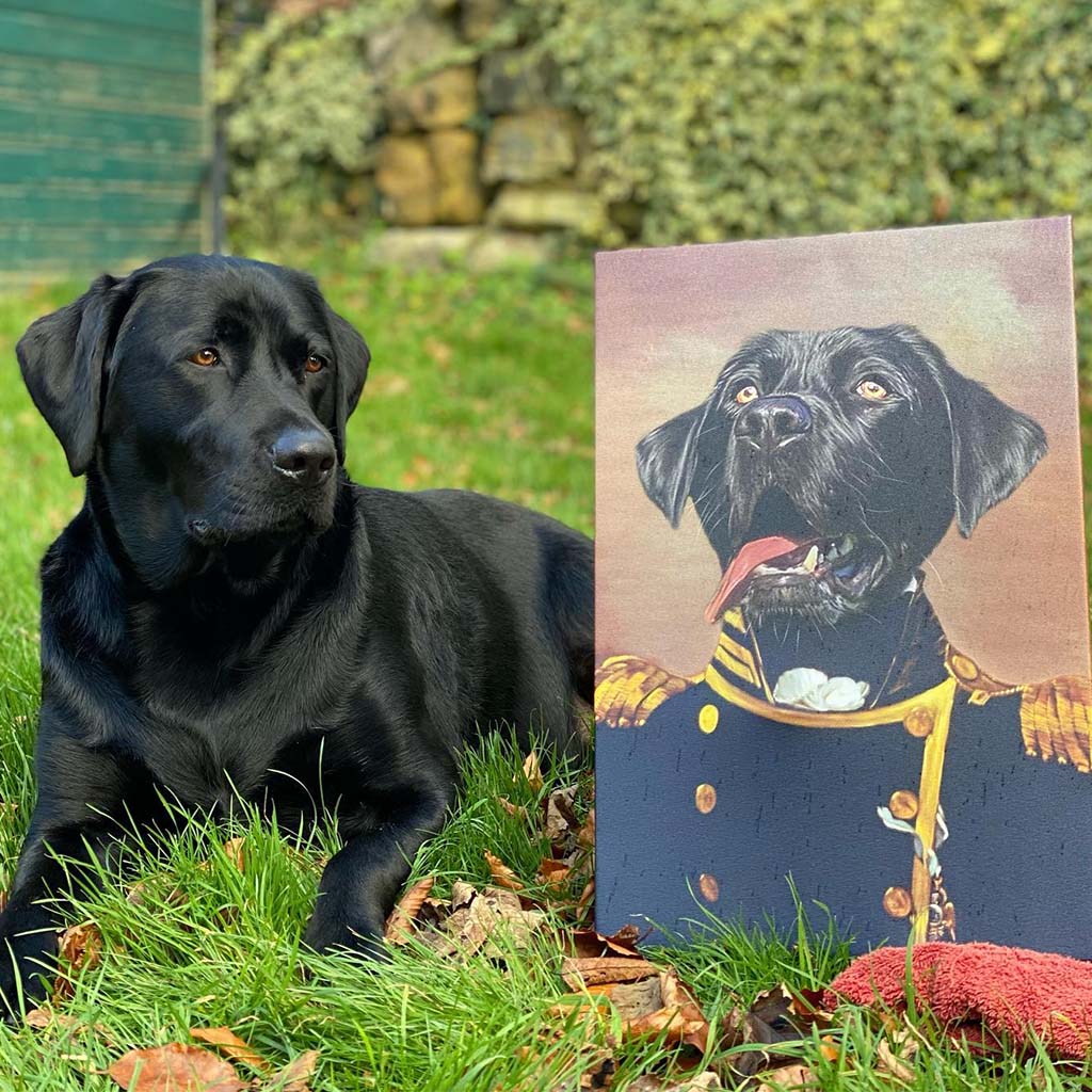 The Admiral - Custom Pet Canvas