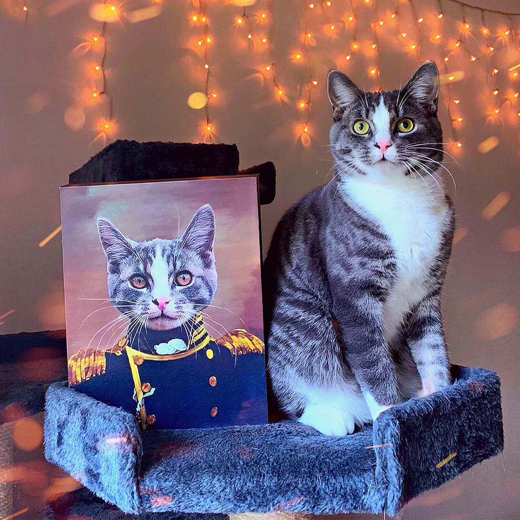The Admiral - Custom Pet Canvas