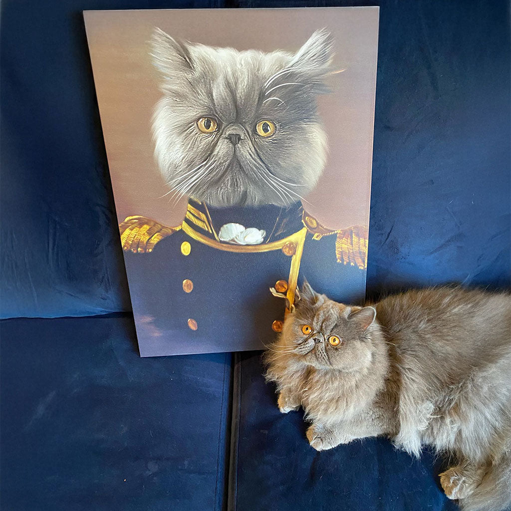 The Admiral - Custom Pet Canvas