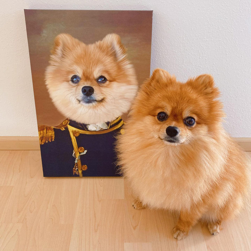 The Admiral - Custom Pet Canvas