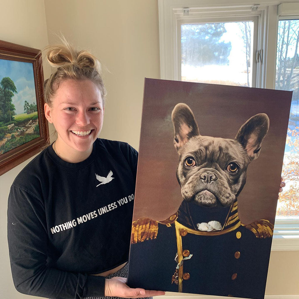 The Admiral - Custom Pet Canvas